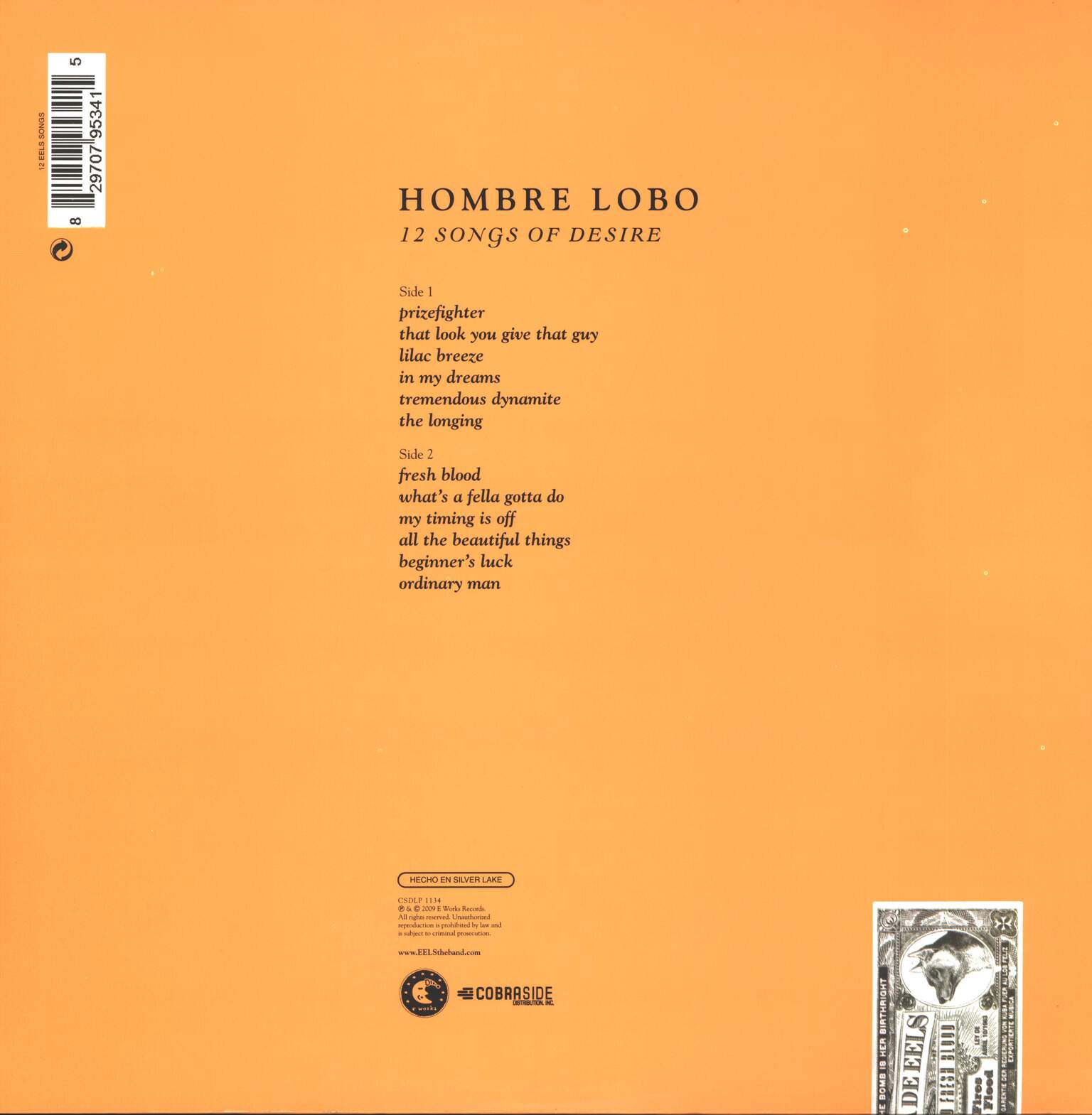 Eels: Hombre Lobo (12 Songs Of Desire), 1×LP (Vinyl)