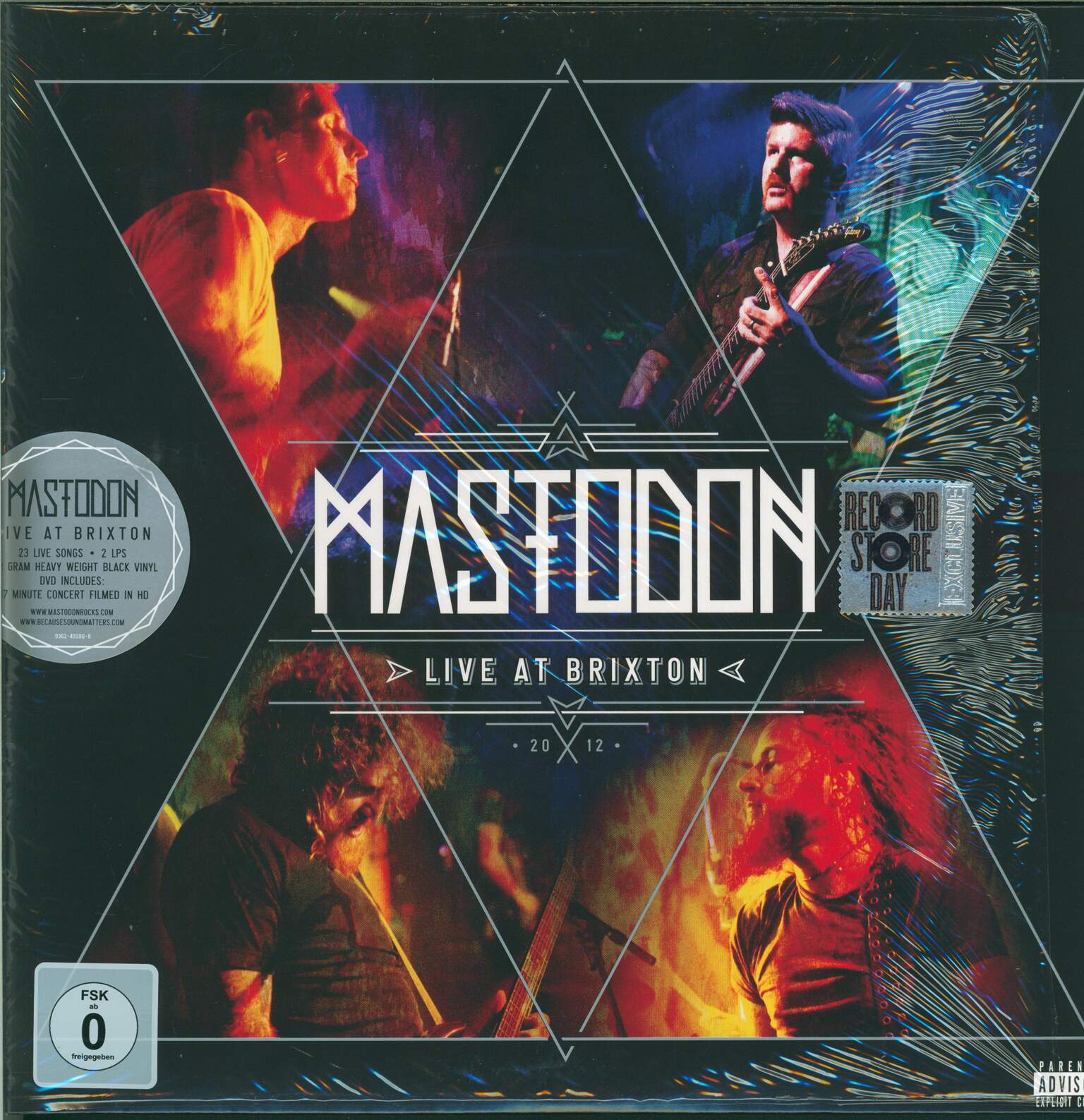 Mastodon: Live At Brixton 2012, 2×LP (Vinyl), 1×DVD