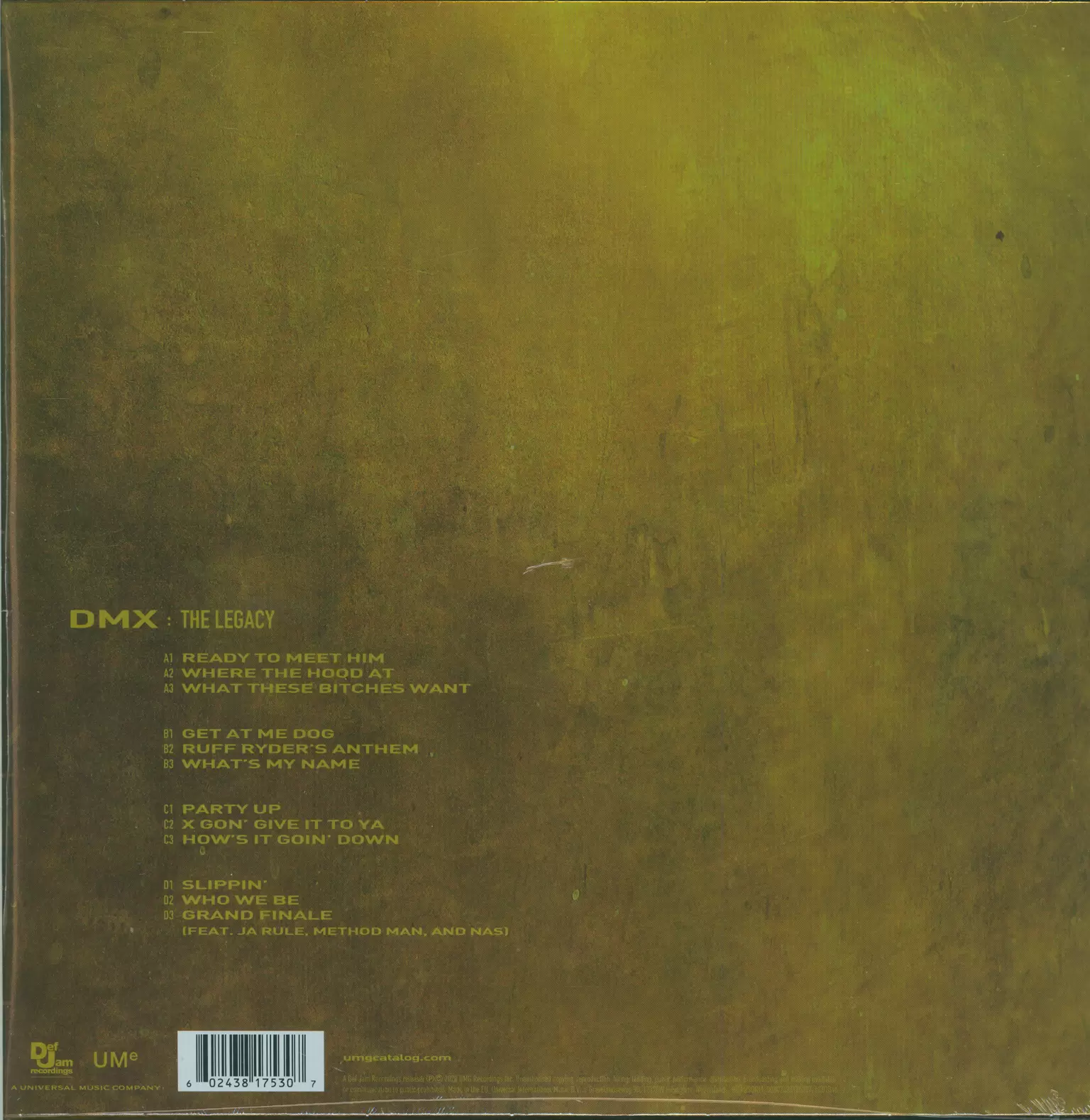 Dmx: The Legacy, 2×LP (Vinyl)