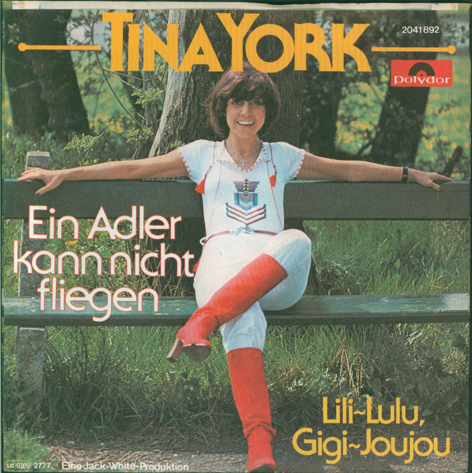 Tina York: Ein Adler Kann Nicht Fliegen, 1×7" Single (Vinyl)