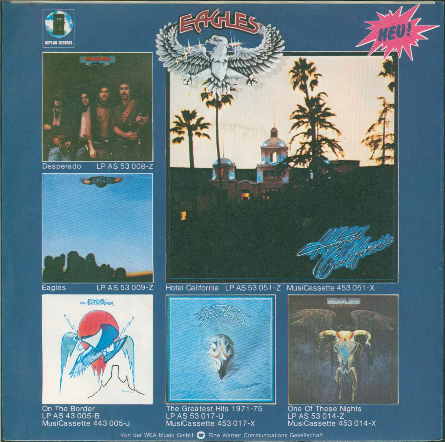Eagles: Hotel California, 1×7" Single (Vinyl)