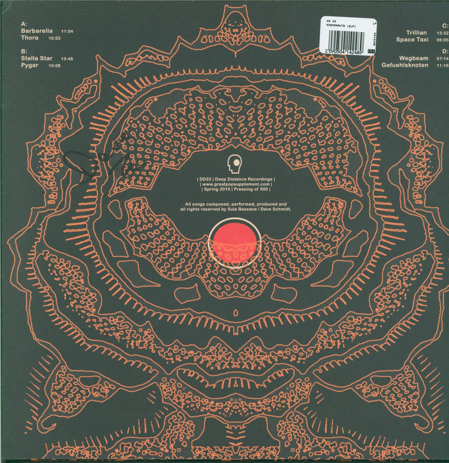 Sula Bassana: Kosmonauts, 2×LP (Vinyl)