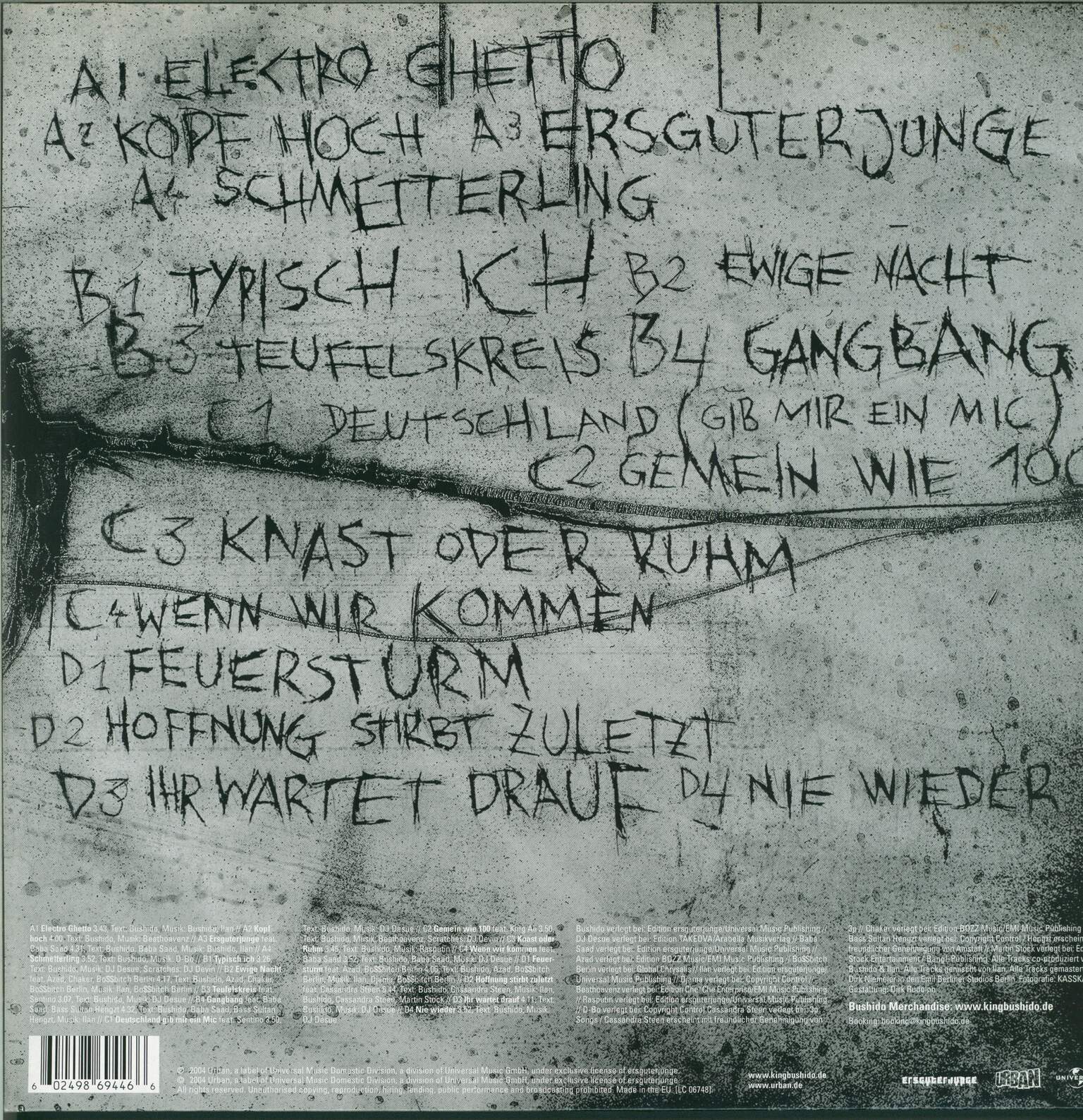 Bushido: Electro Ghetto, 2×LP (Vinyl)