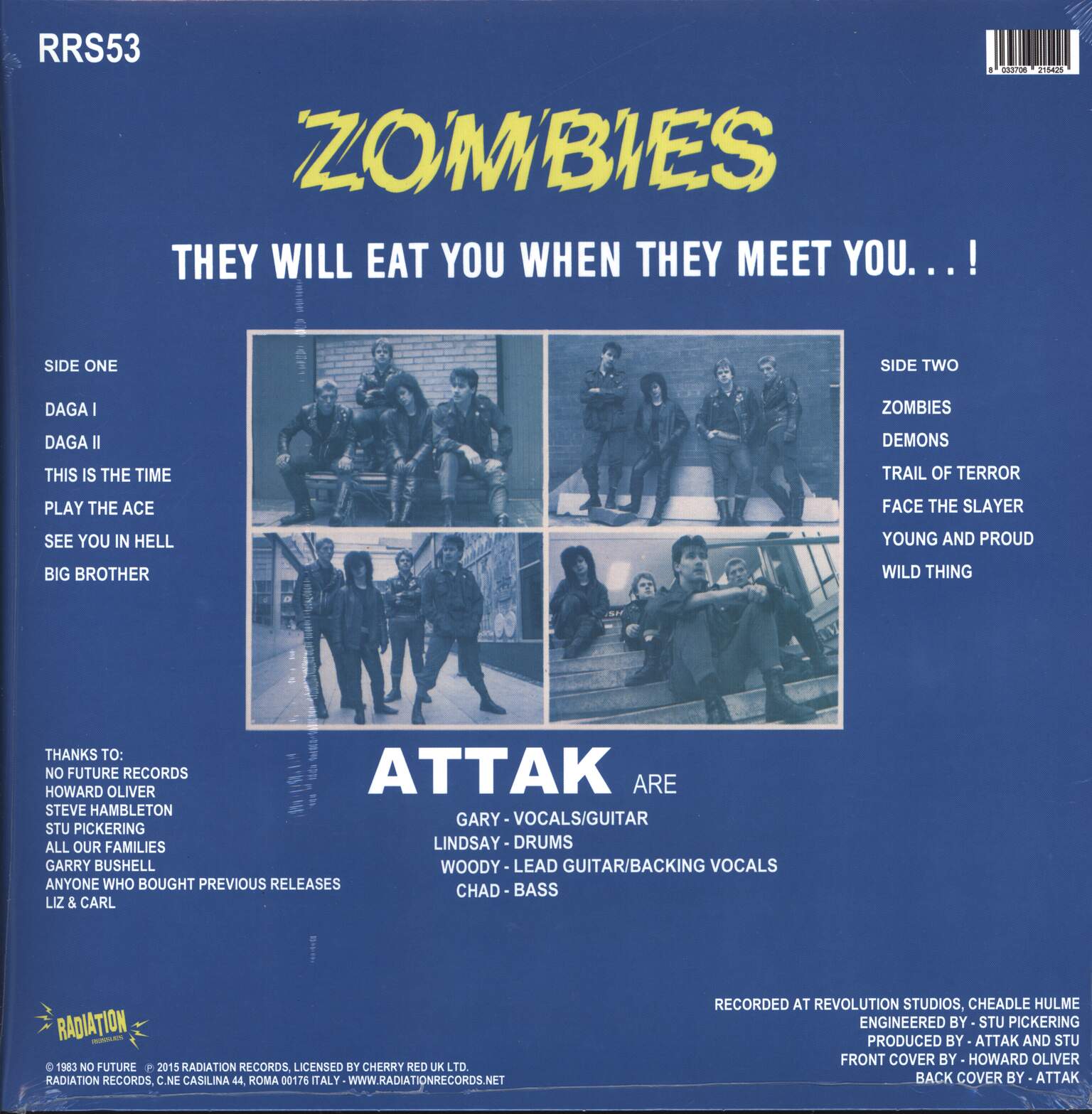 Attak: Zombies, 1×LP (Vinyl)