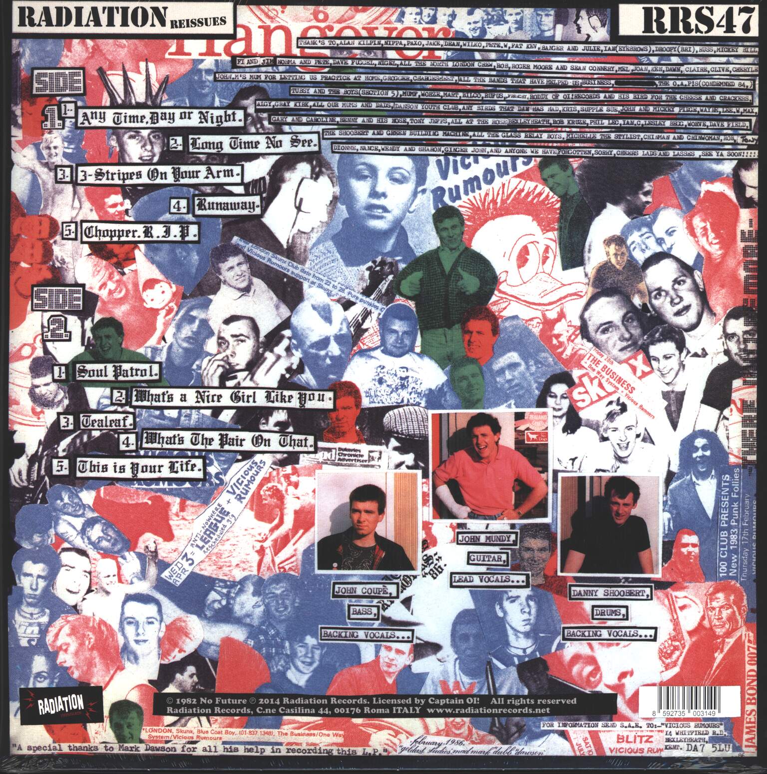 Vicious Rumours: Anytime, Day Or Night!, 1×LP (Vinyl)