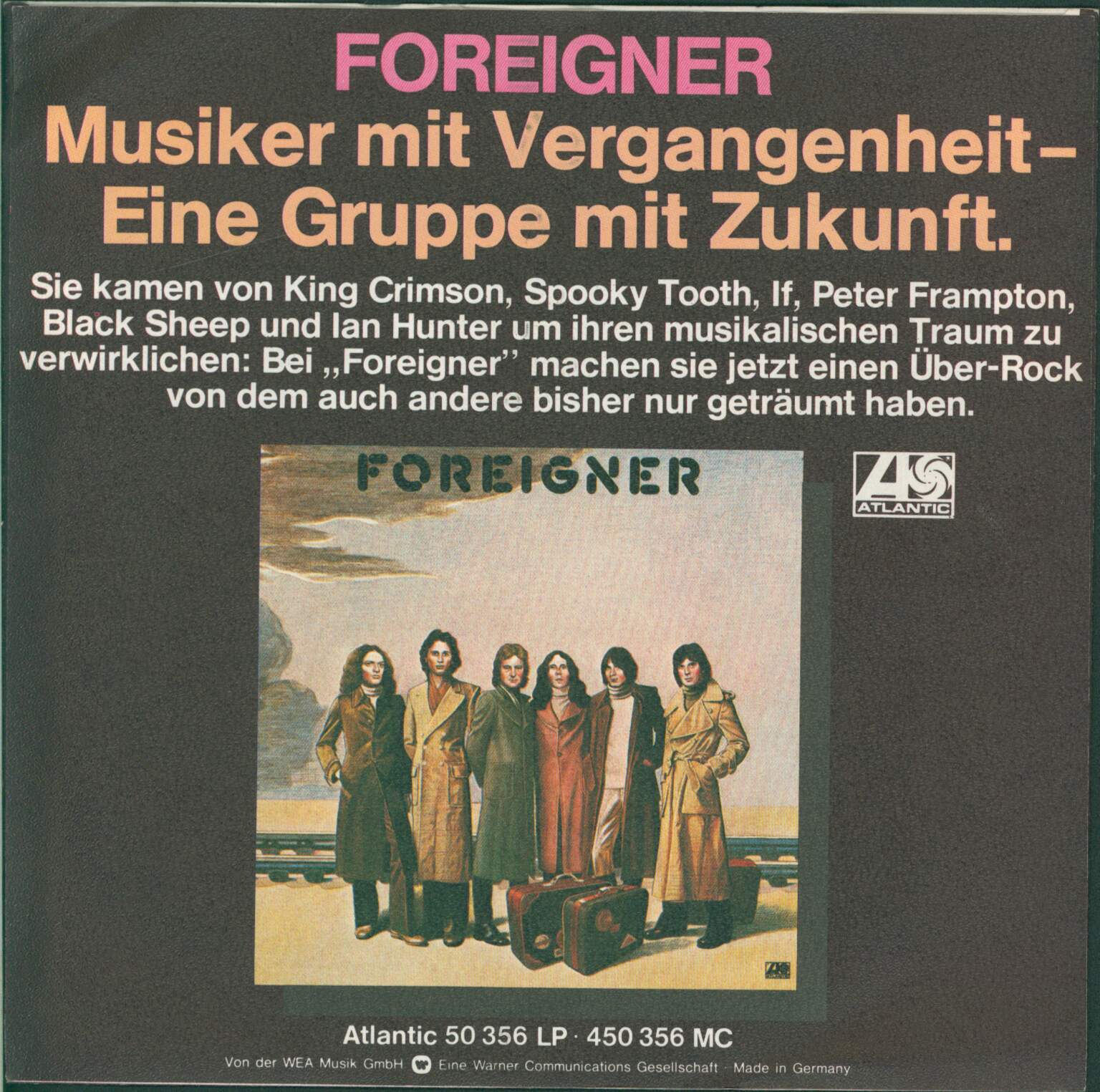 Foreigner: Cold As Ice, 1×7" Single (Vinyl)