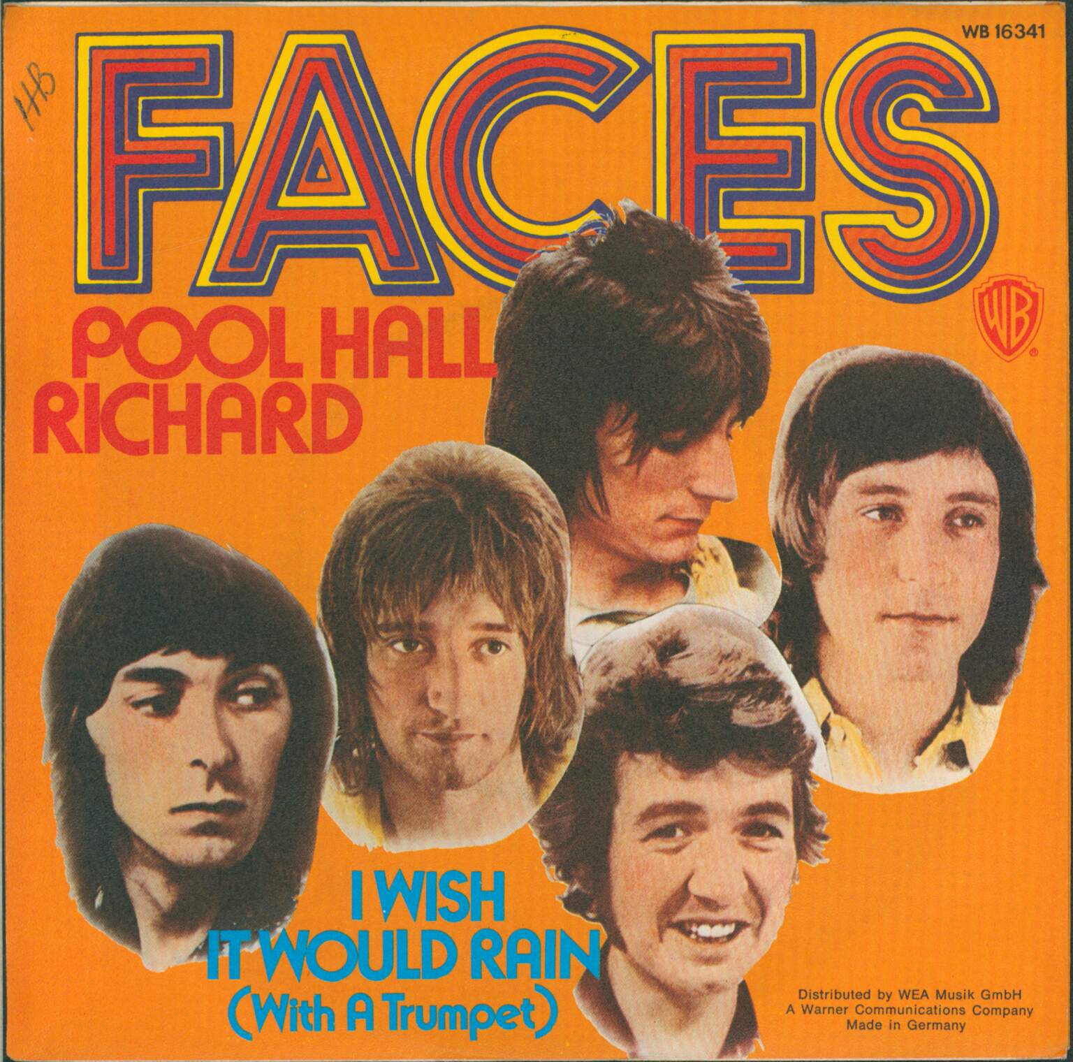 Faces: Pool Hall Richard, 1×7" Single (Vinyl)