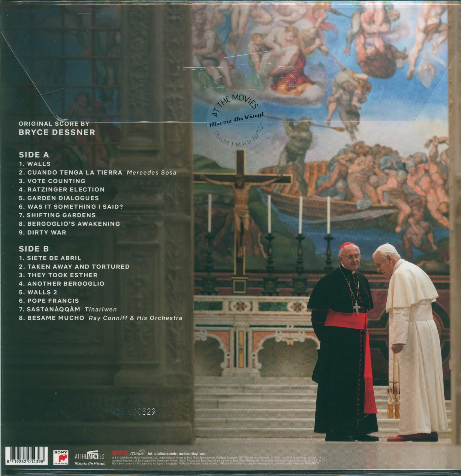 Bryce Dessner: The Two Popes (Music From the Netflix Film), 1×LP (Vinyl)