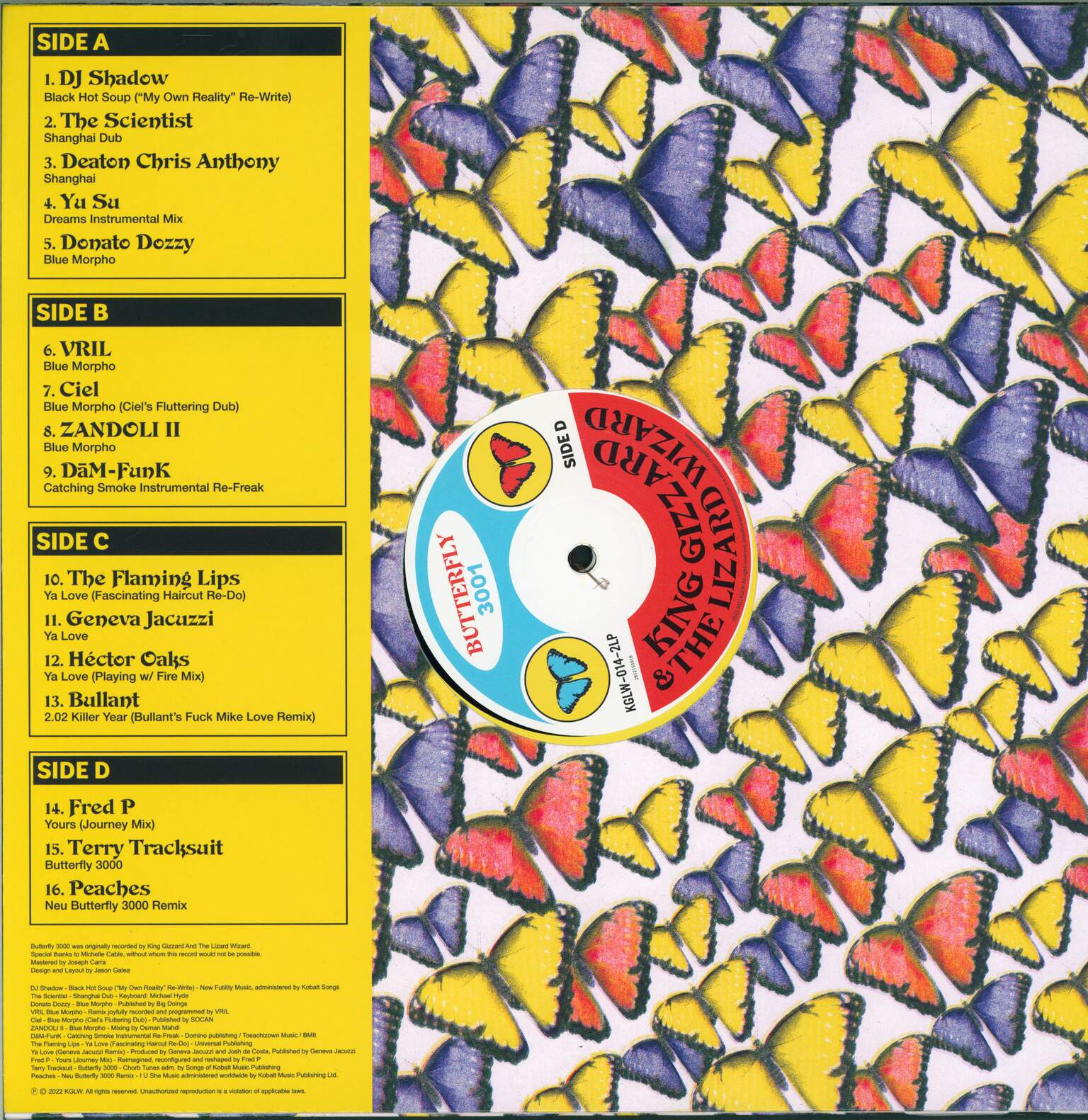 King Gizzard & The Lizard Wizard: Butterfly 3001, 2×LP (Vinyl)