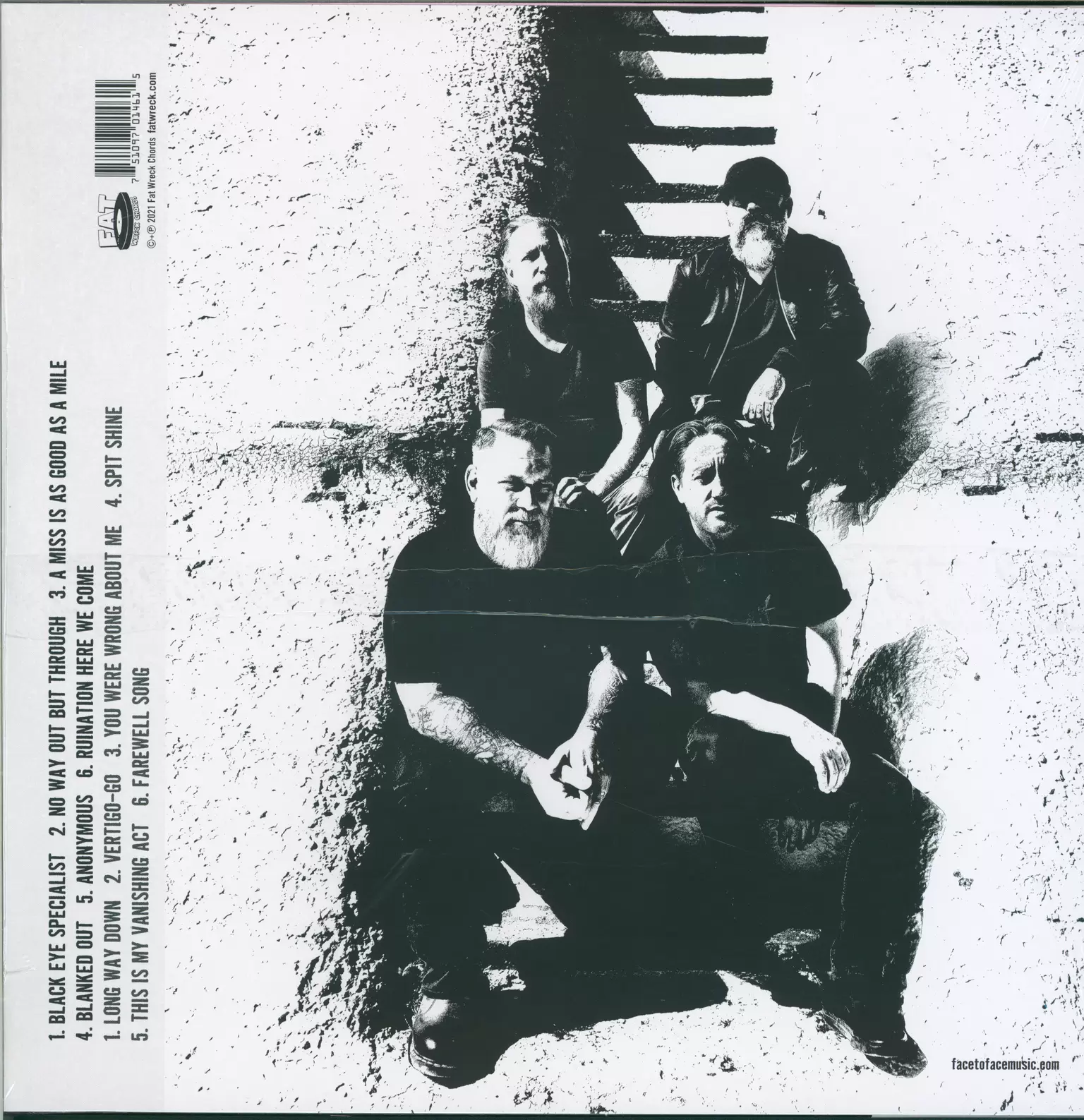 Face To Face: No Way Out But Through, 1×LP (Vinyl)