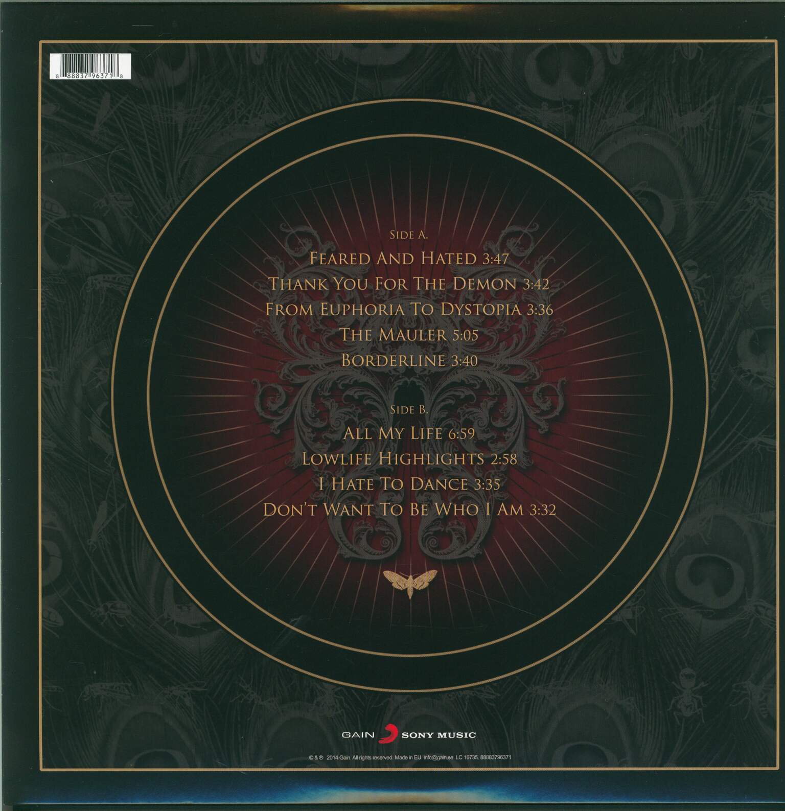 Mustasch: Thank You For The Demon, 1×LP (Vinyl)