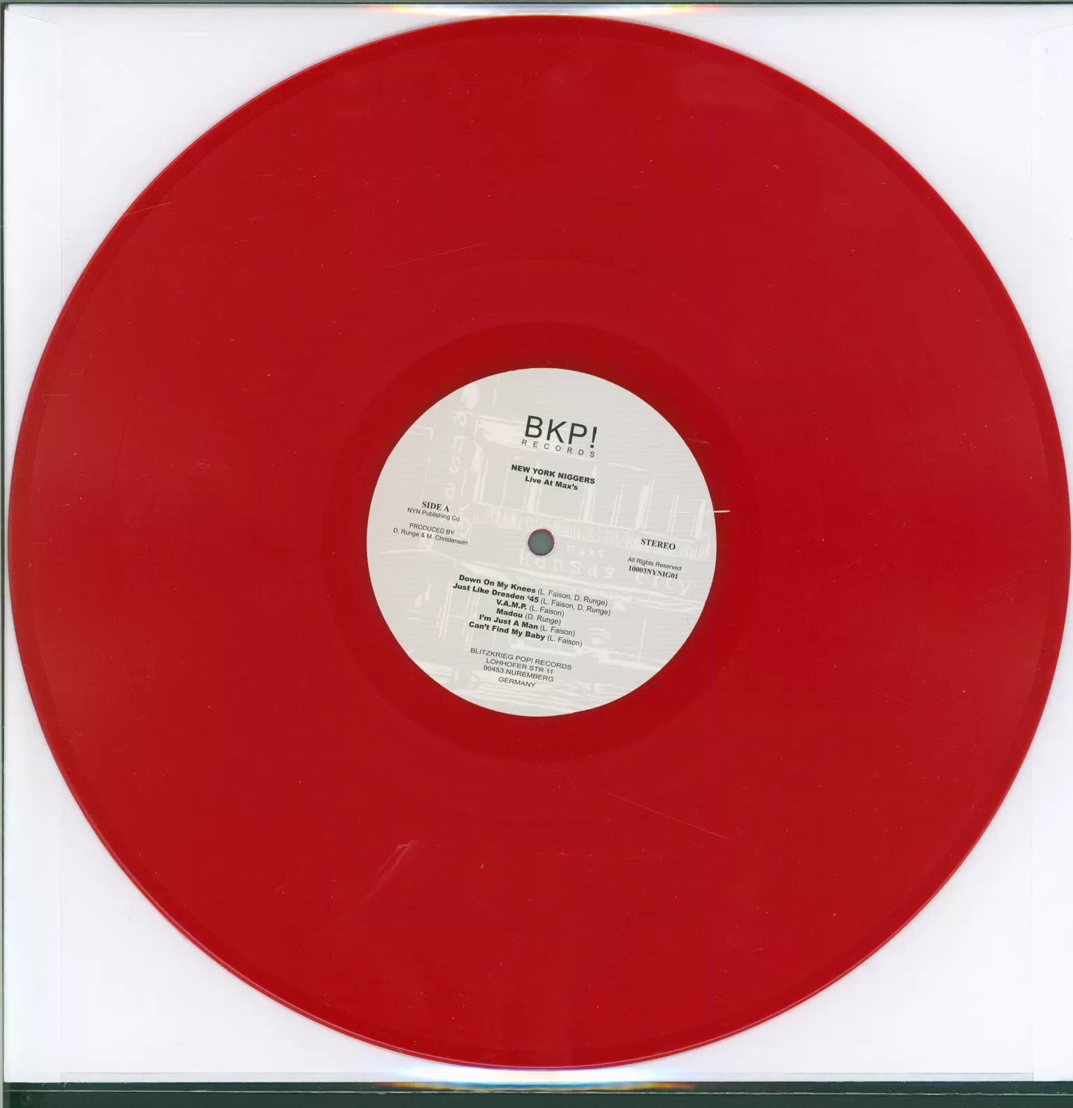 NY Ni...rs: Live At Max's July 31 1979, 1×LP (Vinyl)