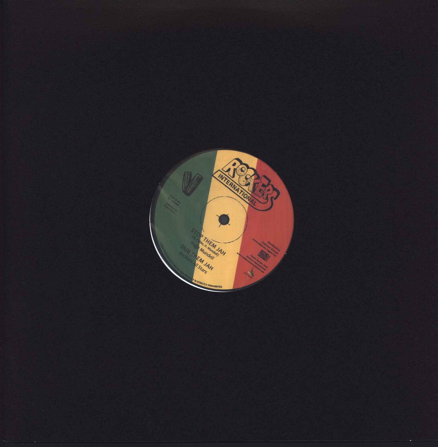 Hugh Mundell: Blackman's Foundation / Stop Them Jah, 1×12" Maxi Single (Vinyl)
