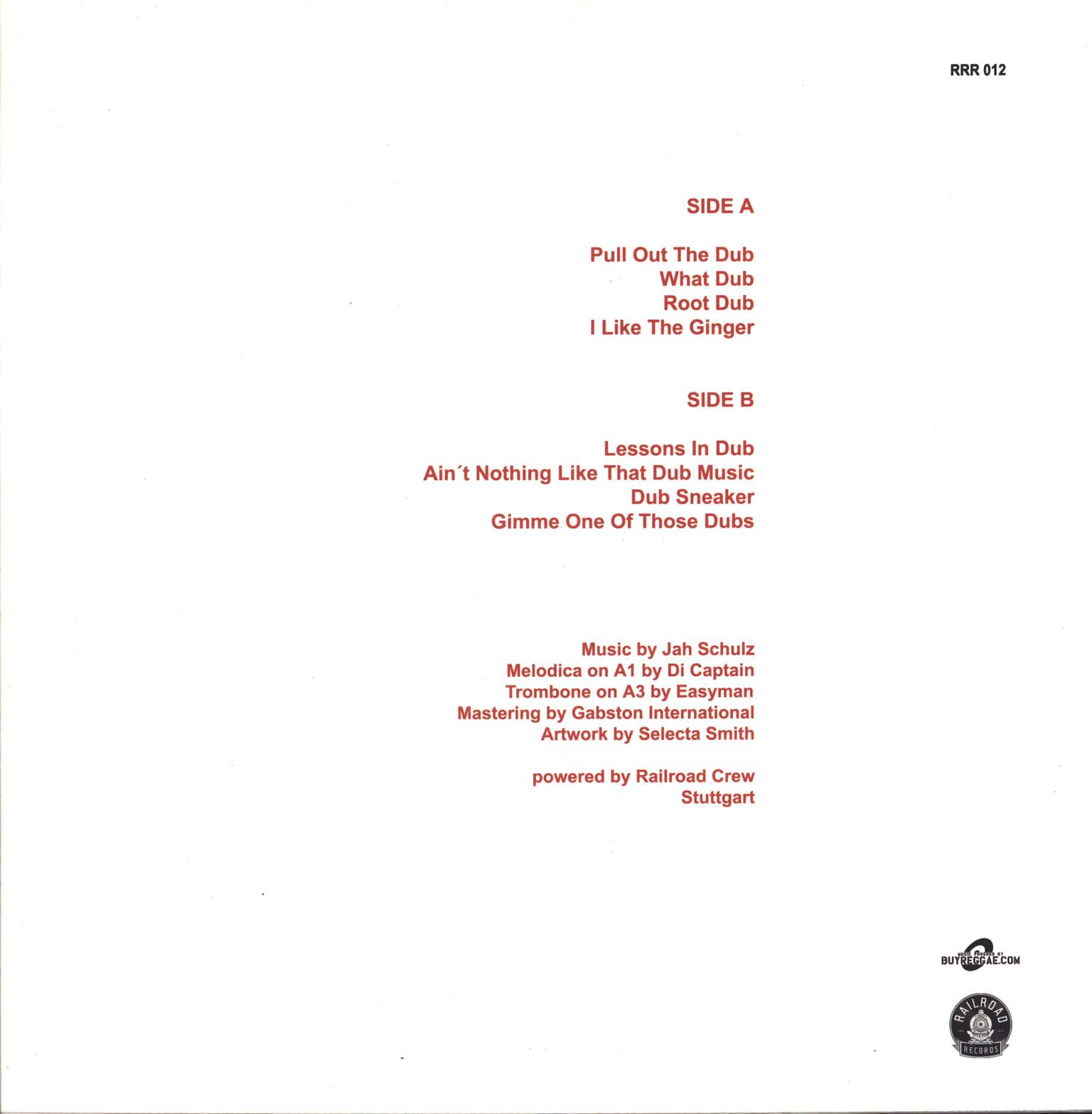 Jah Schulz: Dub Showcase, 1×LP (Vinyl)