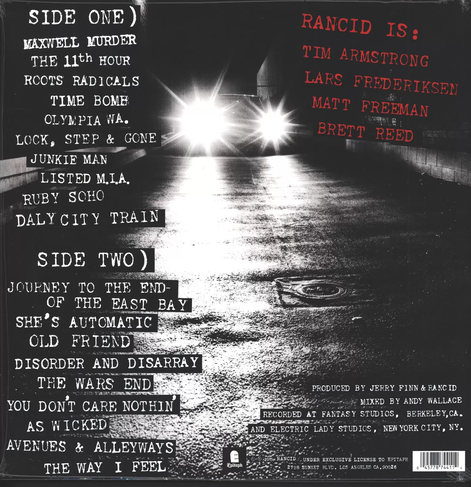 Rancid: ...And Out Come The Wolves, 1×LP (Vinyl)