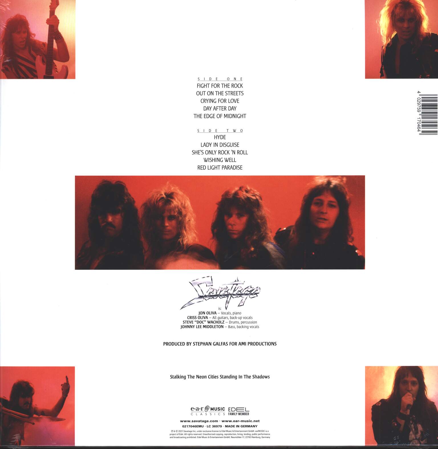 Savatage: Fight For The Rock, 1×LP (Vinyl), 1×10" Vinyl EP