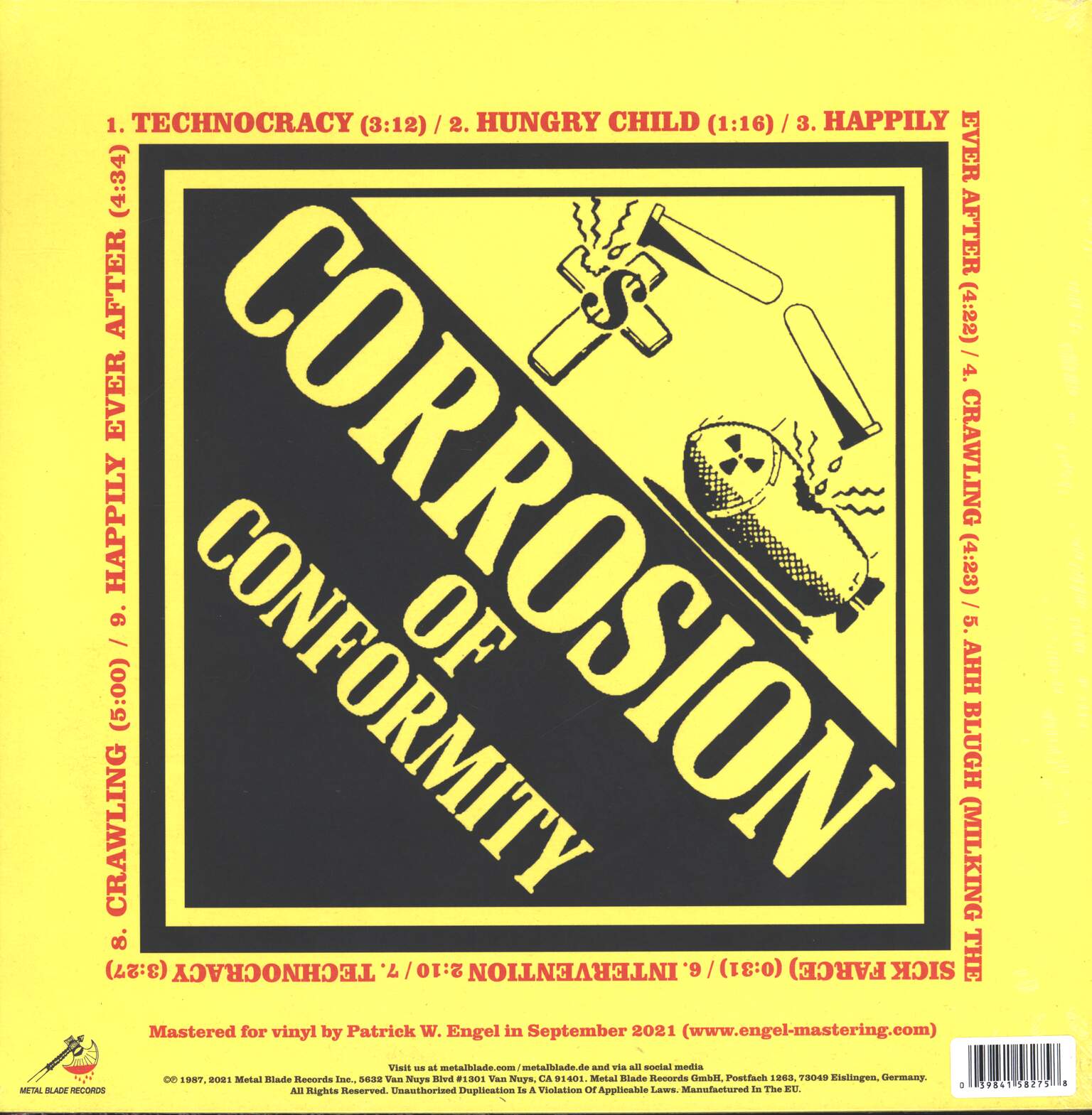 Corrosion Of Conformity: Technocracy, 1×12" Maxi Single (Vinyl)