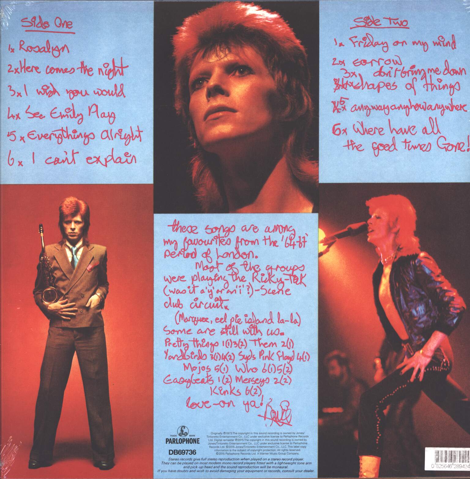 David Bowie: Pinups, 1×LP (Vinyl)