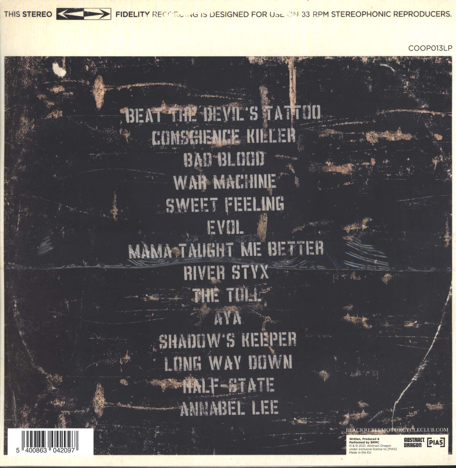 Black Rebel Motorcycle Club: Beat The Devil's Tattoo, 2×LP (Vinyl)