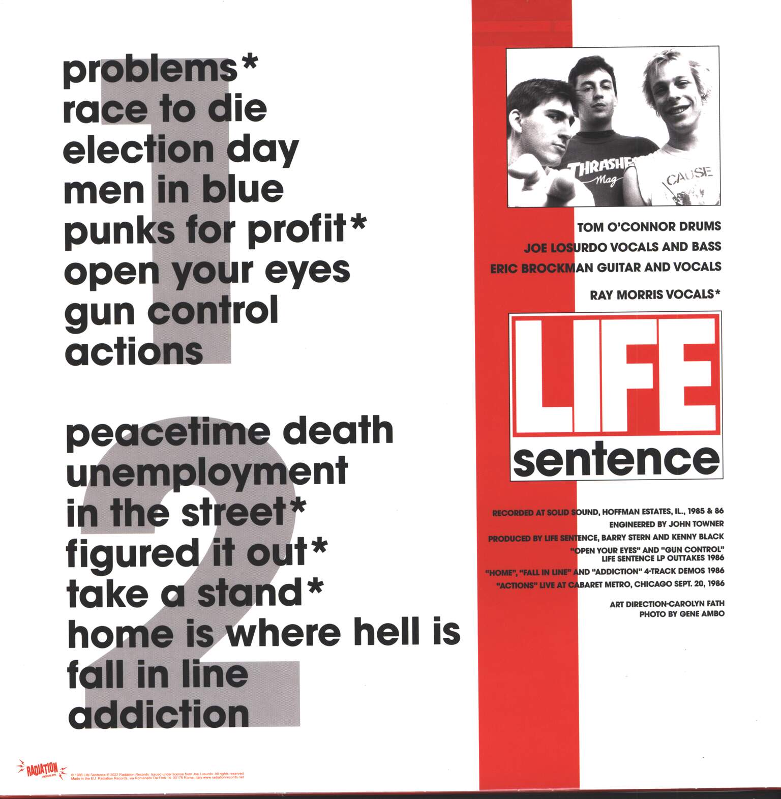 Life Sentence: Life Sentence, 1×LP (Vinyl)