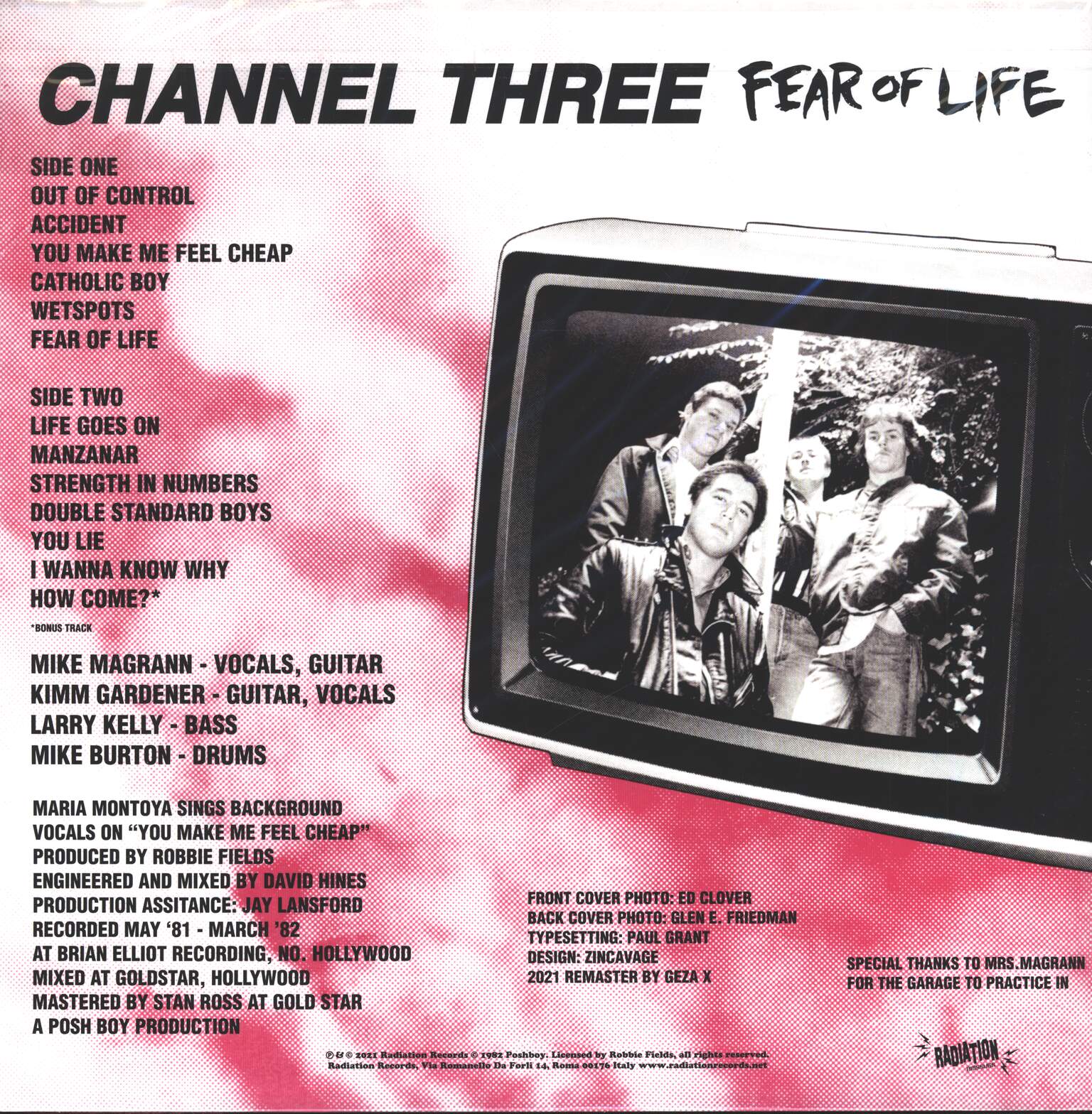 Channel 3: Fear Of Life, 1×LP (Vinyl)