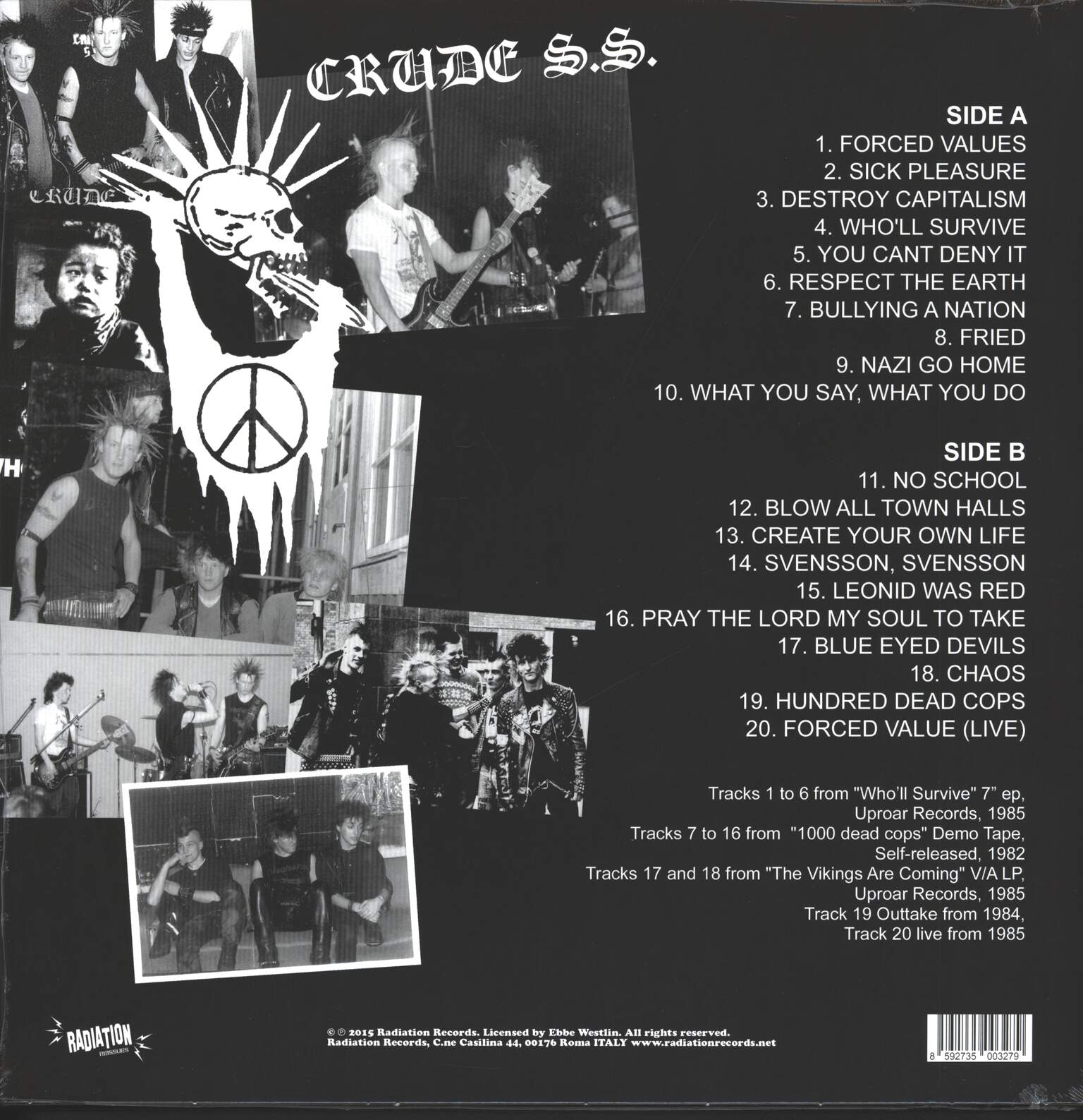 Crude SS: Who'll Survive, 1×LP (Vinyl)