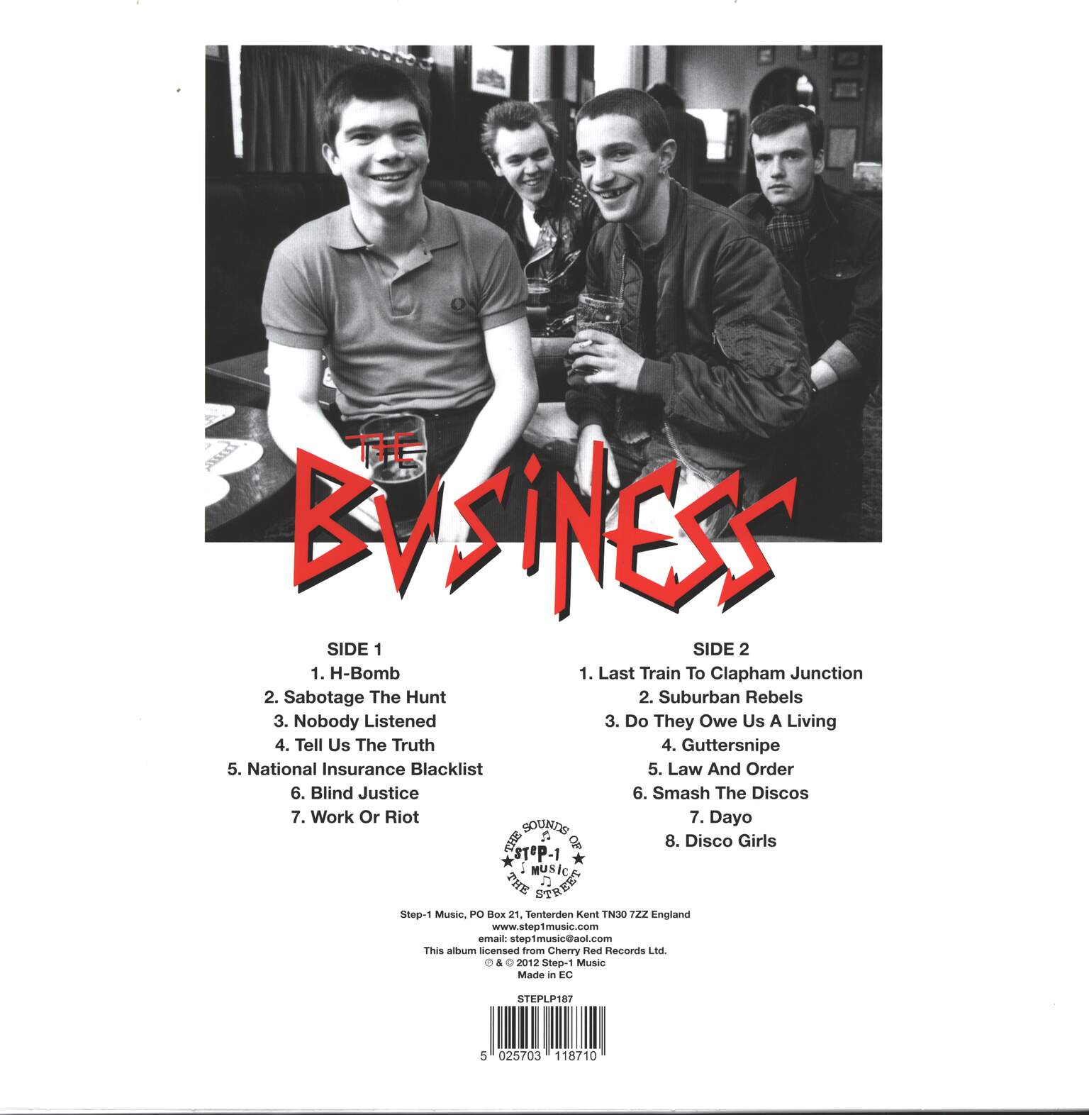 The Business: Smash The Disco's, 1×LP (Vinyl)