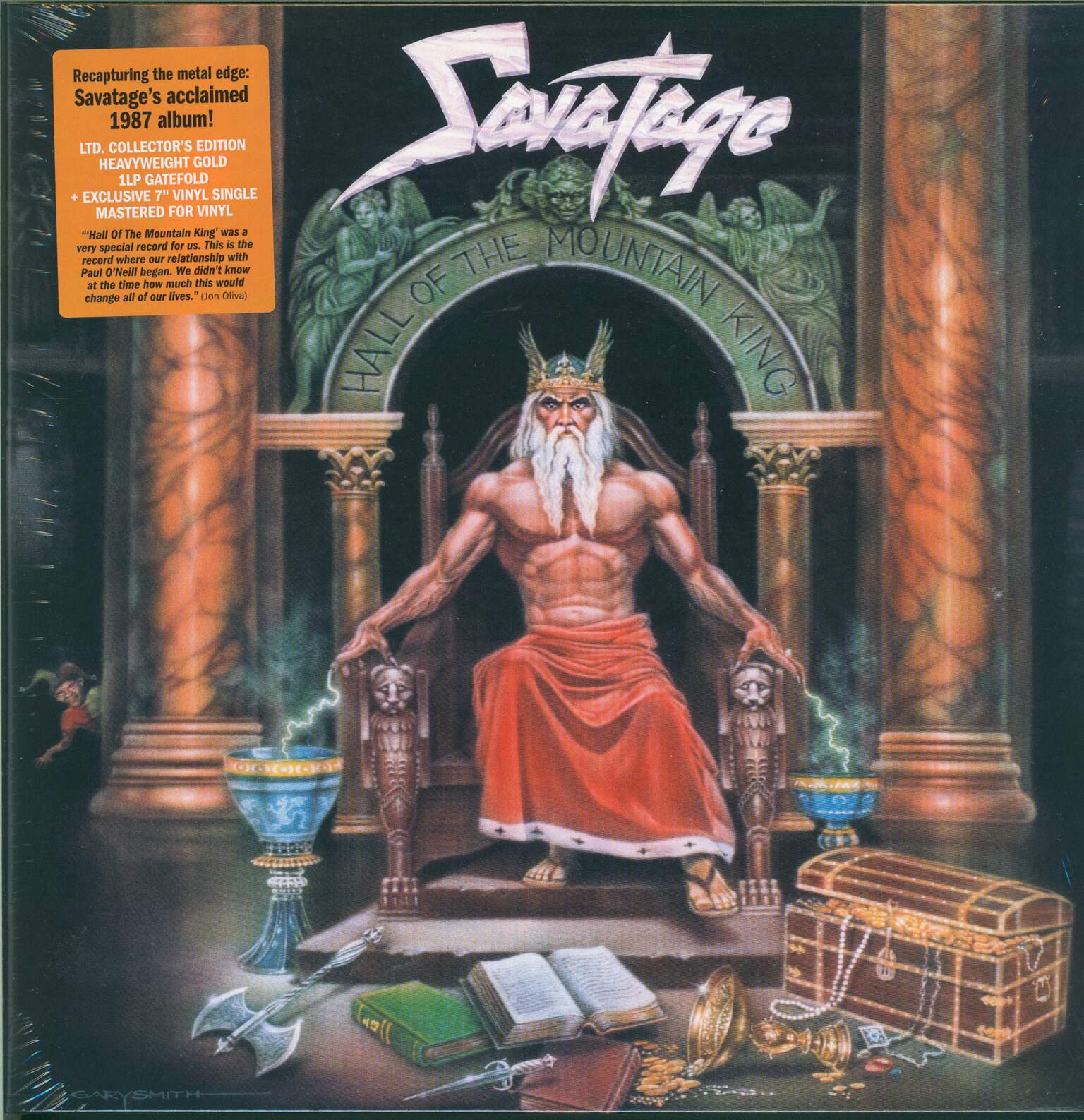 Savatage: Hall Of The Mountain King, 1×LP (Vinyl), 1×7" Single (Vinyl)