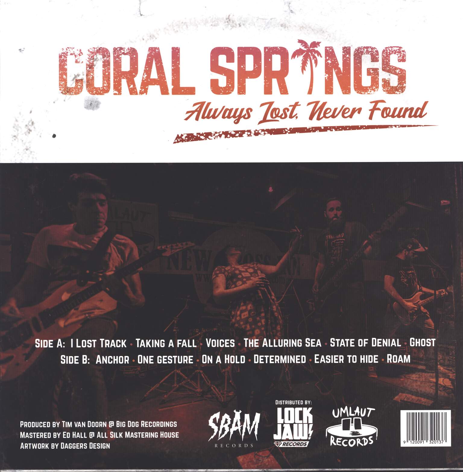 Coral Springs: Always Lost, Never Found, 1×LP (Vinyl)