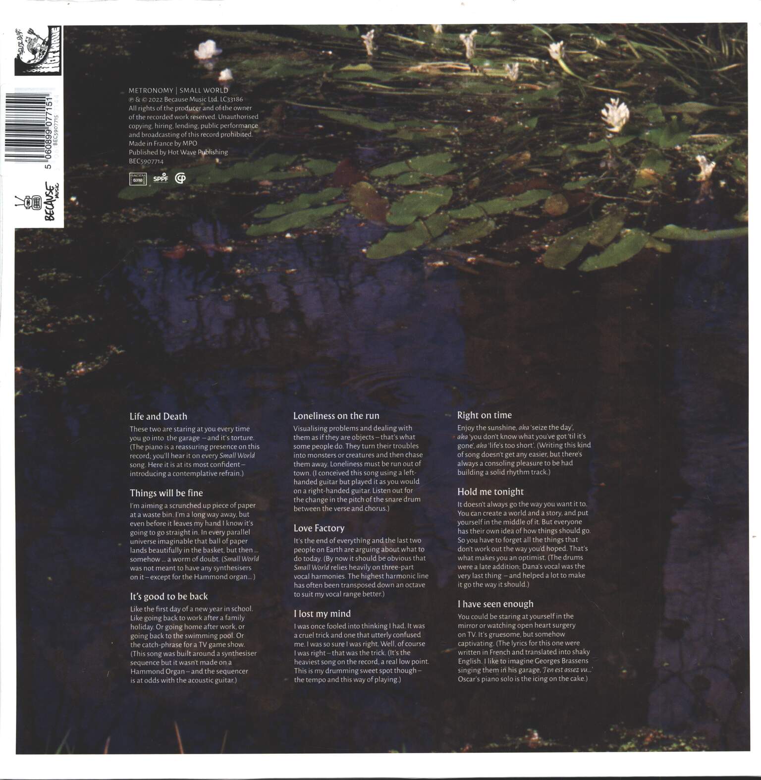 Metronomy: Small World, 1×LP (Vinyl)