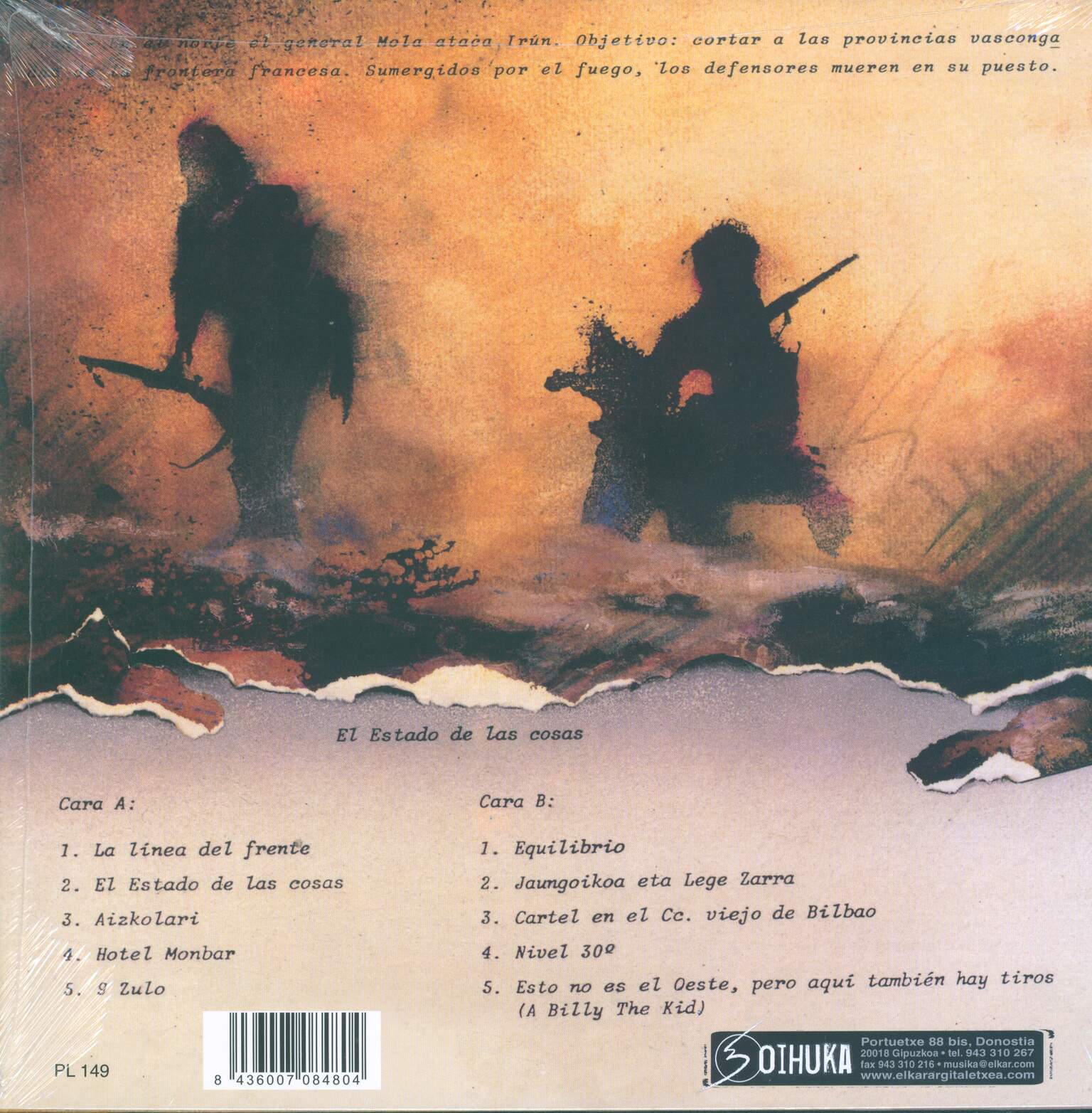 Kortatu: El Estado De Las Cosas, 1×LP (Vinyl)