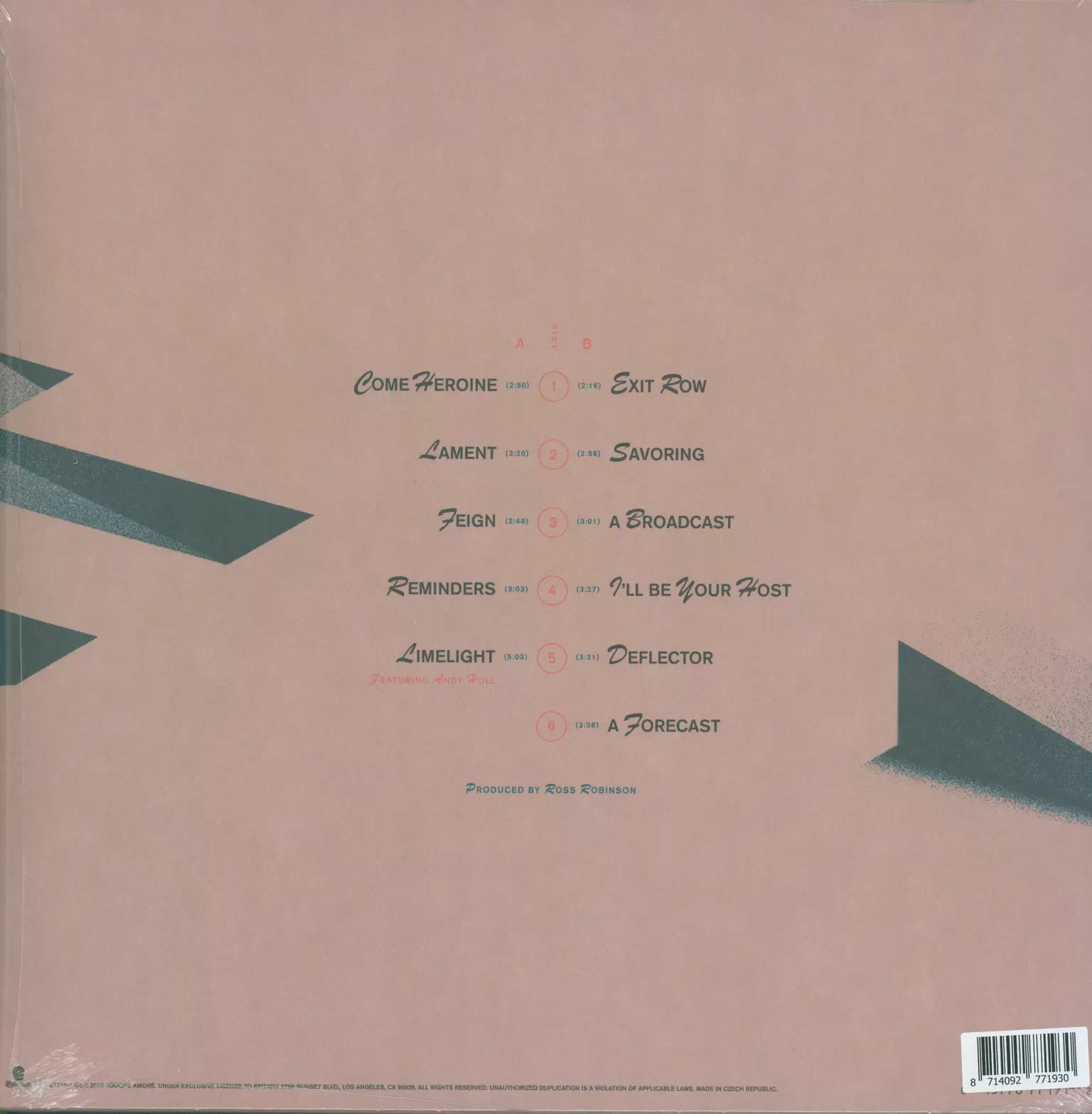 Touché Amoré: Lament, 1×LP (Vinyl)