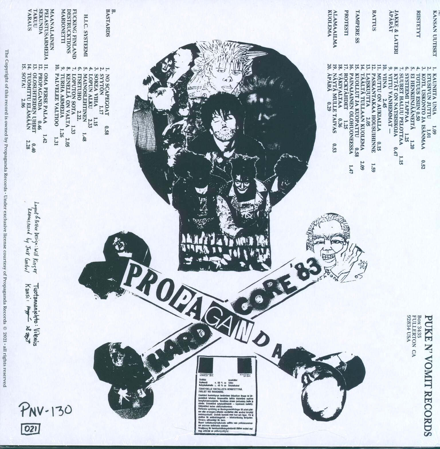 Various: Propaganda - Hardcore '83, 1×LP (Vinyl)
