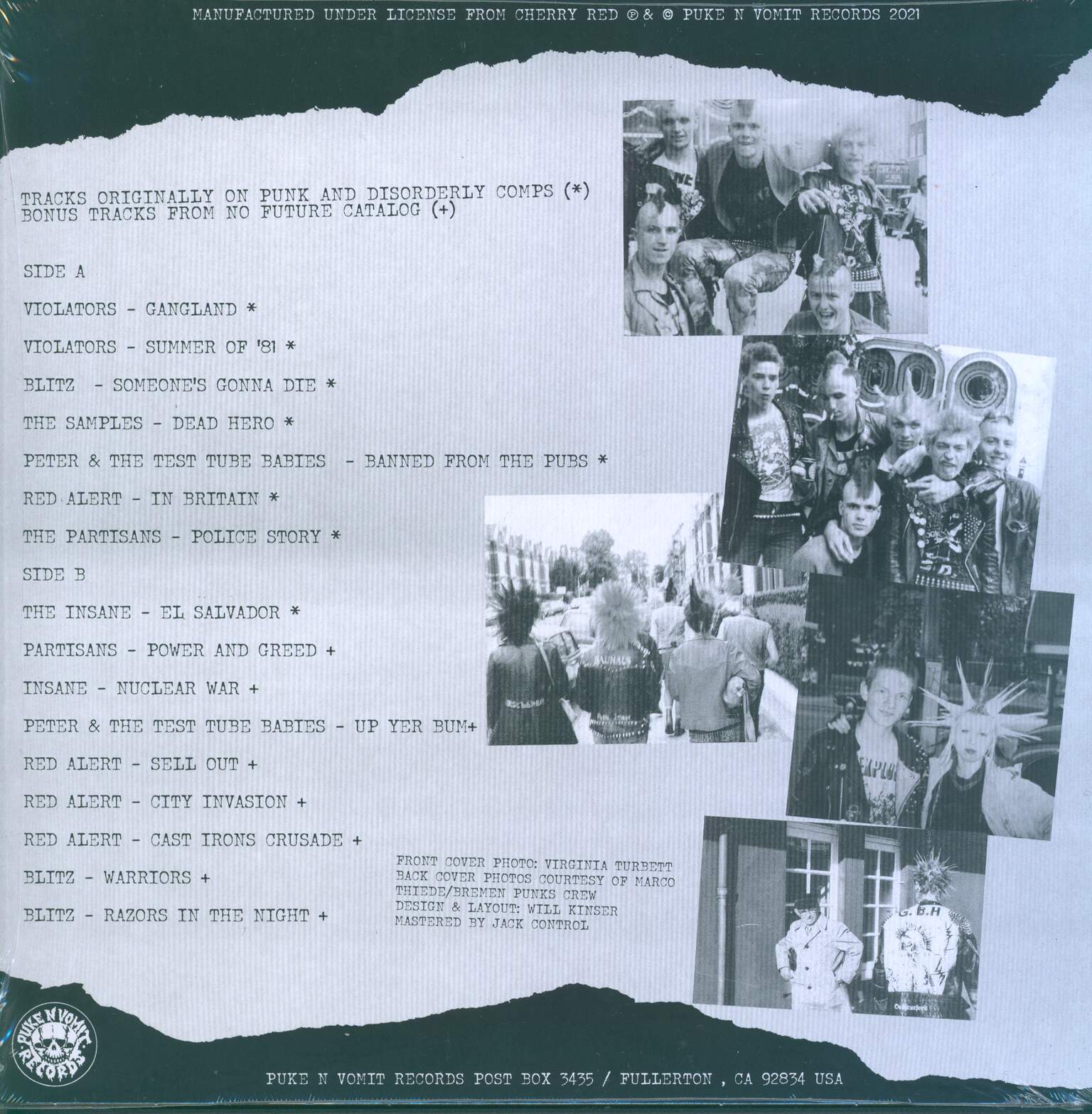 Various: Punk and Disorderly - No Future, 1×LP (Vinyl)