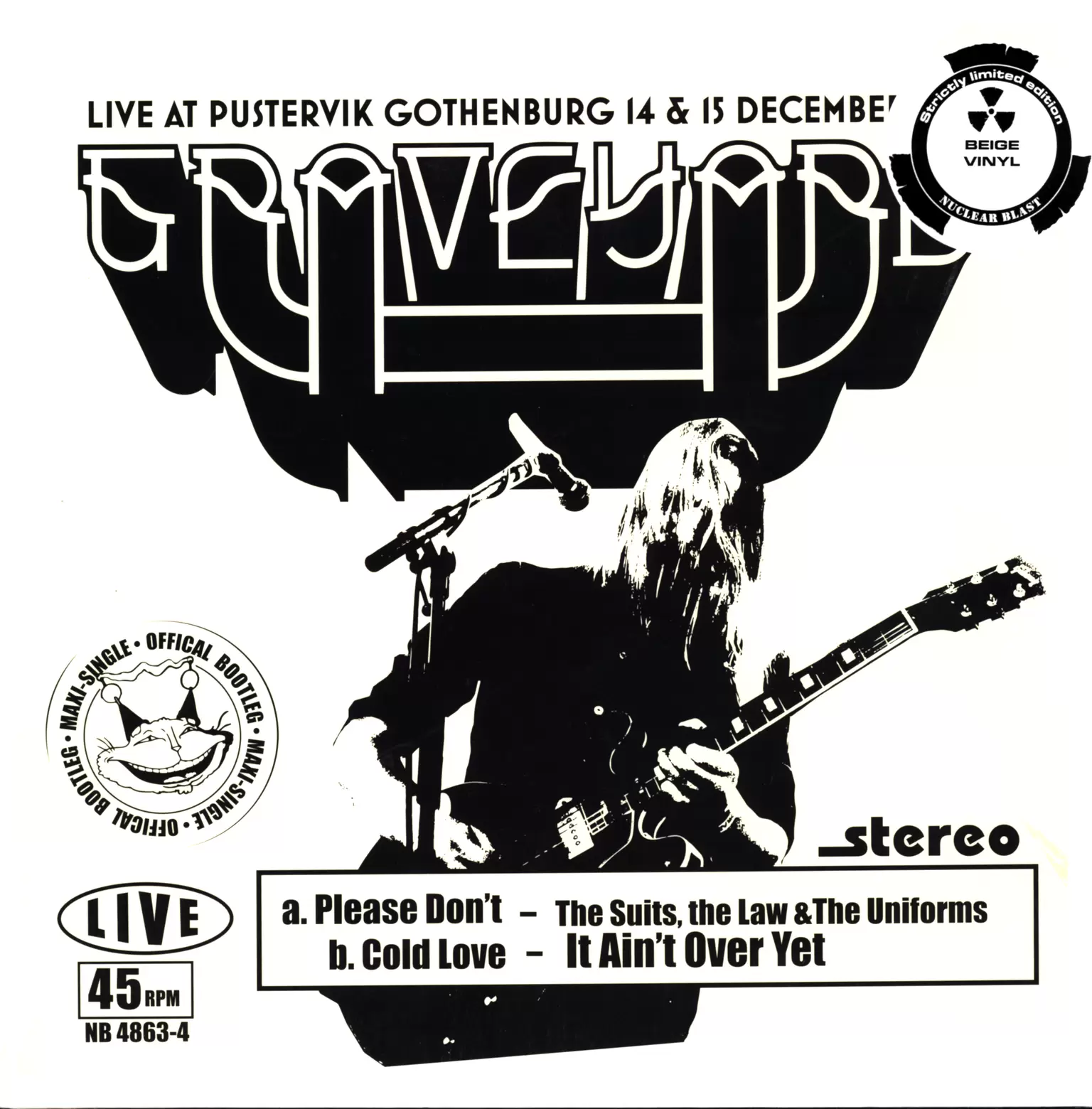 Graveyard: Live At Pustervik Gothenburg 14 & 15 December 2018, 1×12" Maxi Single (Vinyl)