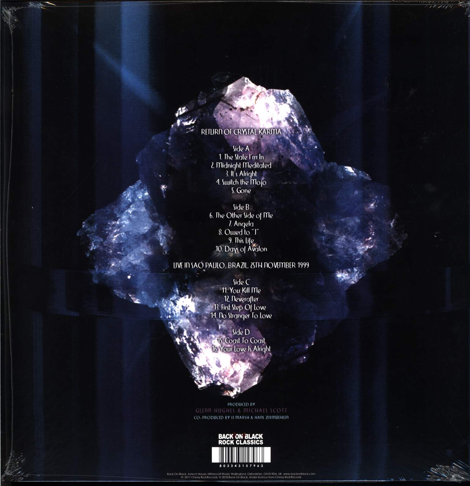 Glenn Hughes: Return Of Crystal Karma, 2×LP (Vinyl)