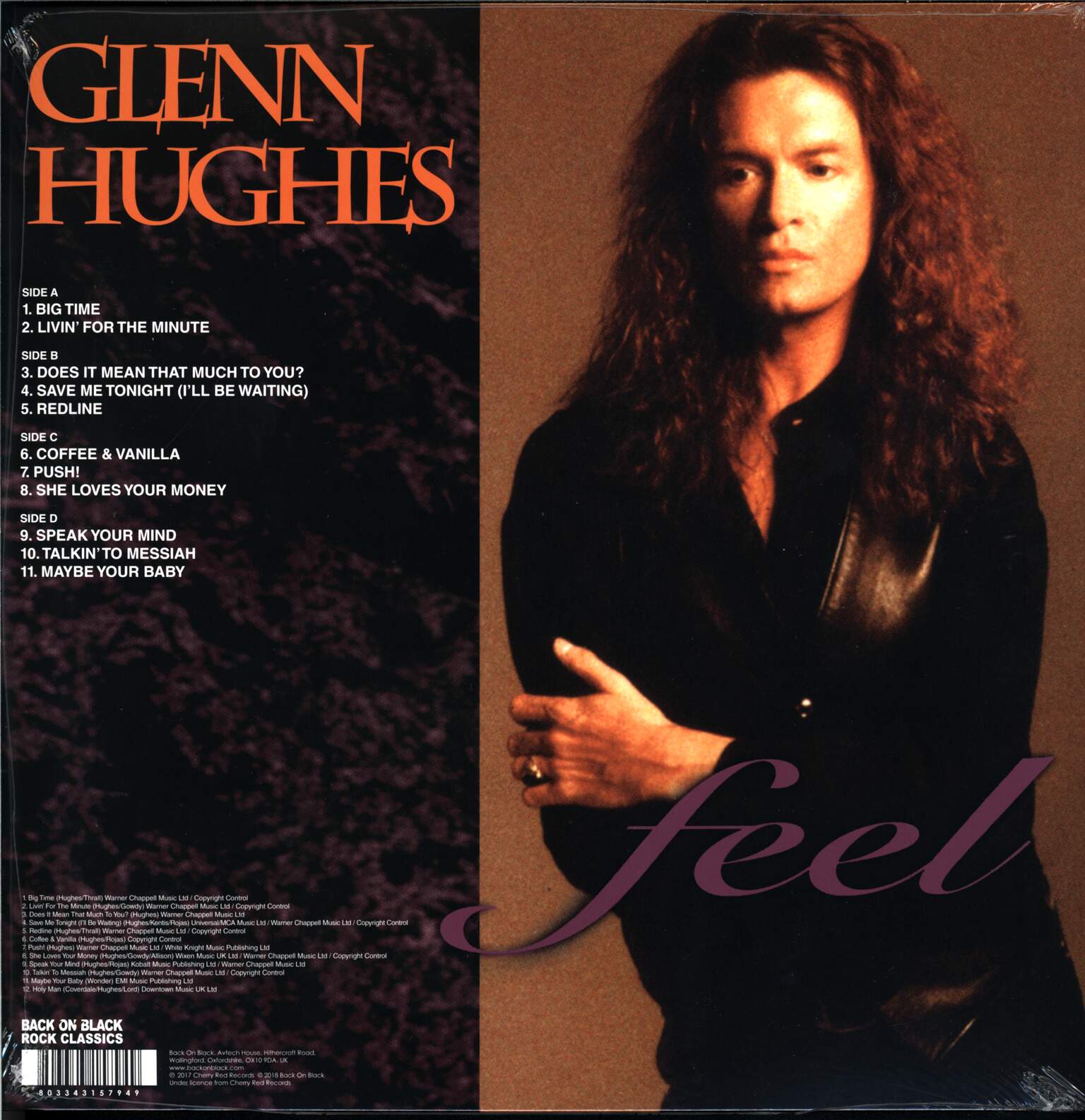 Glenn Hughes: Feel, 2×LP (Vinyl)