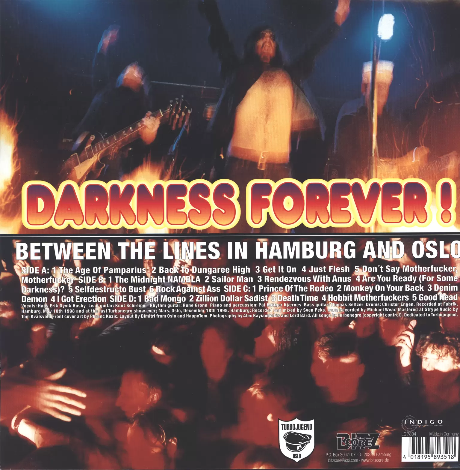 Turbonegro: Darkness Forever!, 2×LP (Vinyl)