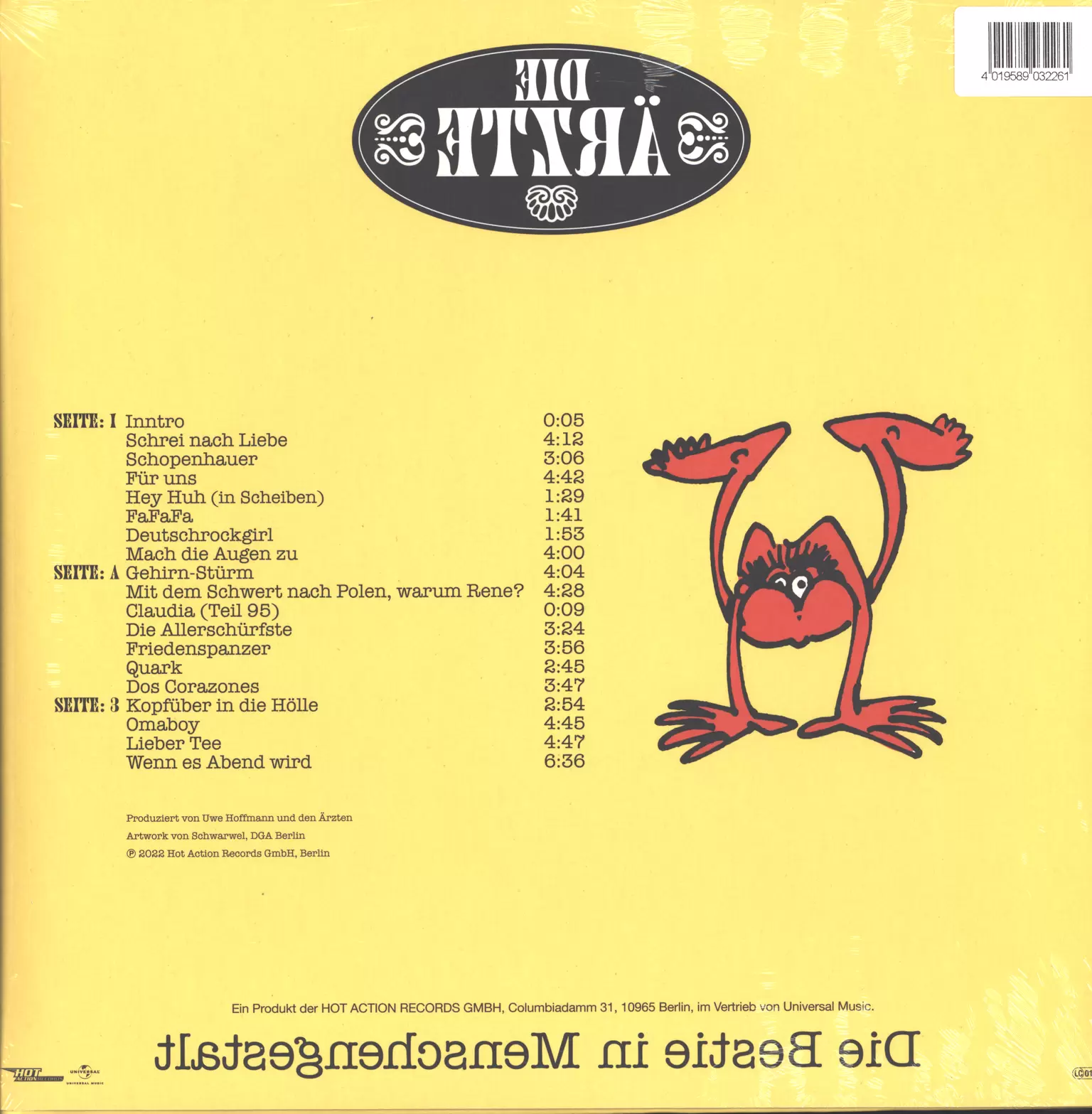 Die Ärzte: Die Bestie In Menschengestalt, 2×LP (Vinyl)