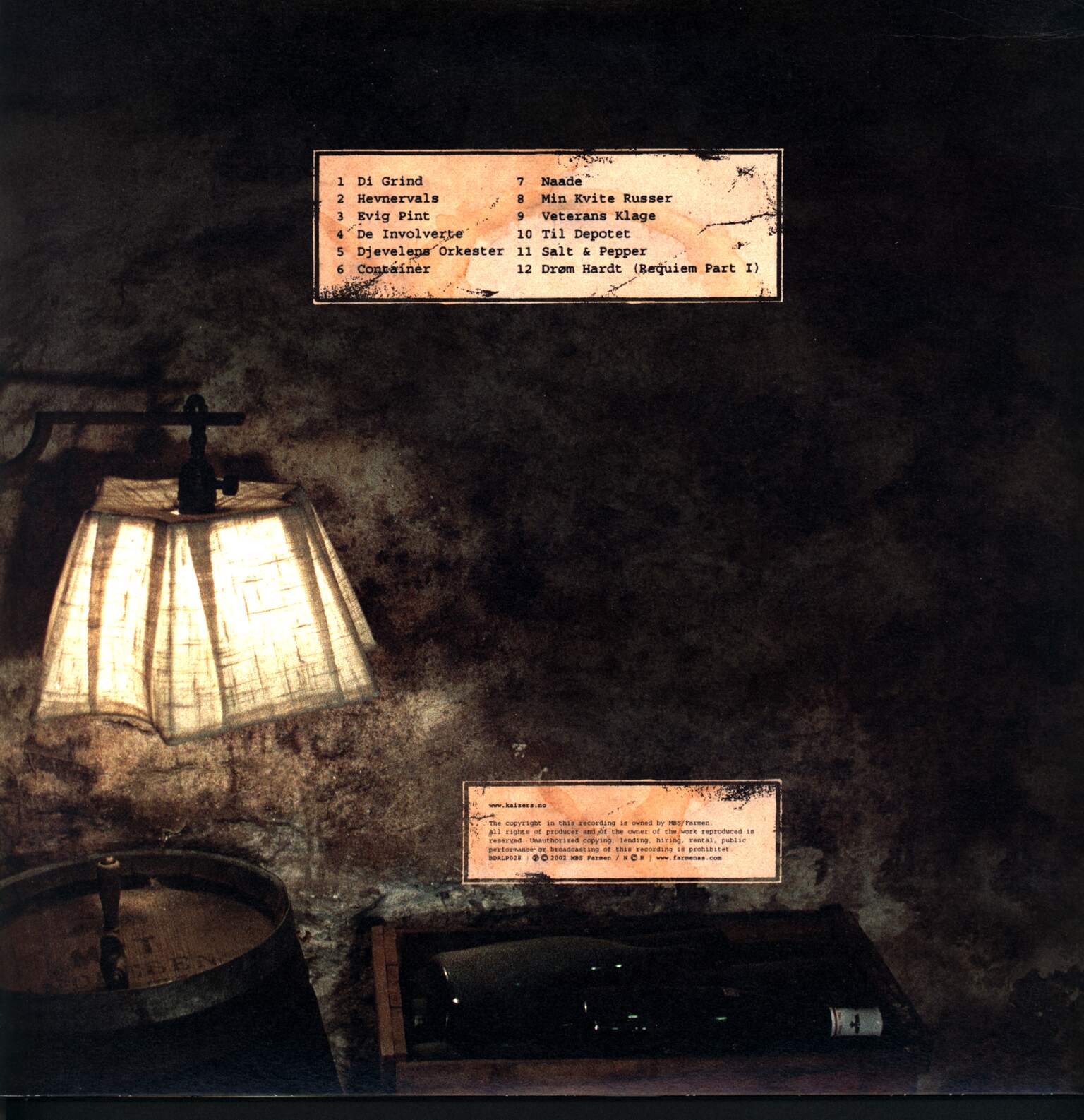 Kaizers Orchestra: Evig Pint, 1×LP (Vinyl)