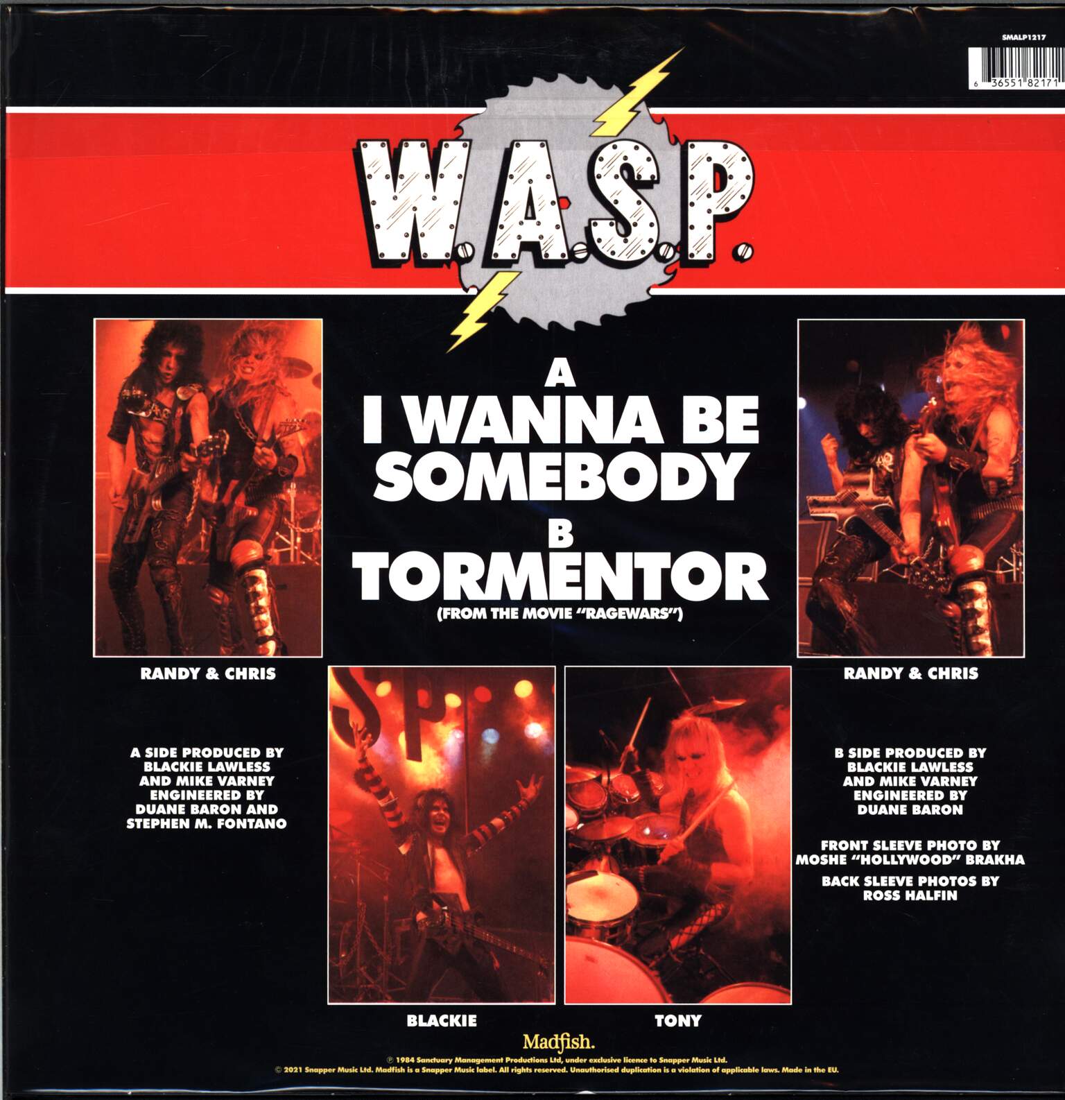 W.A.S.P.: I Wanna Be Somebody, 1×LP (Vinyl)