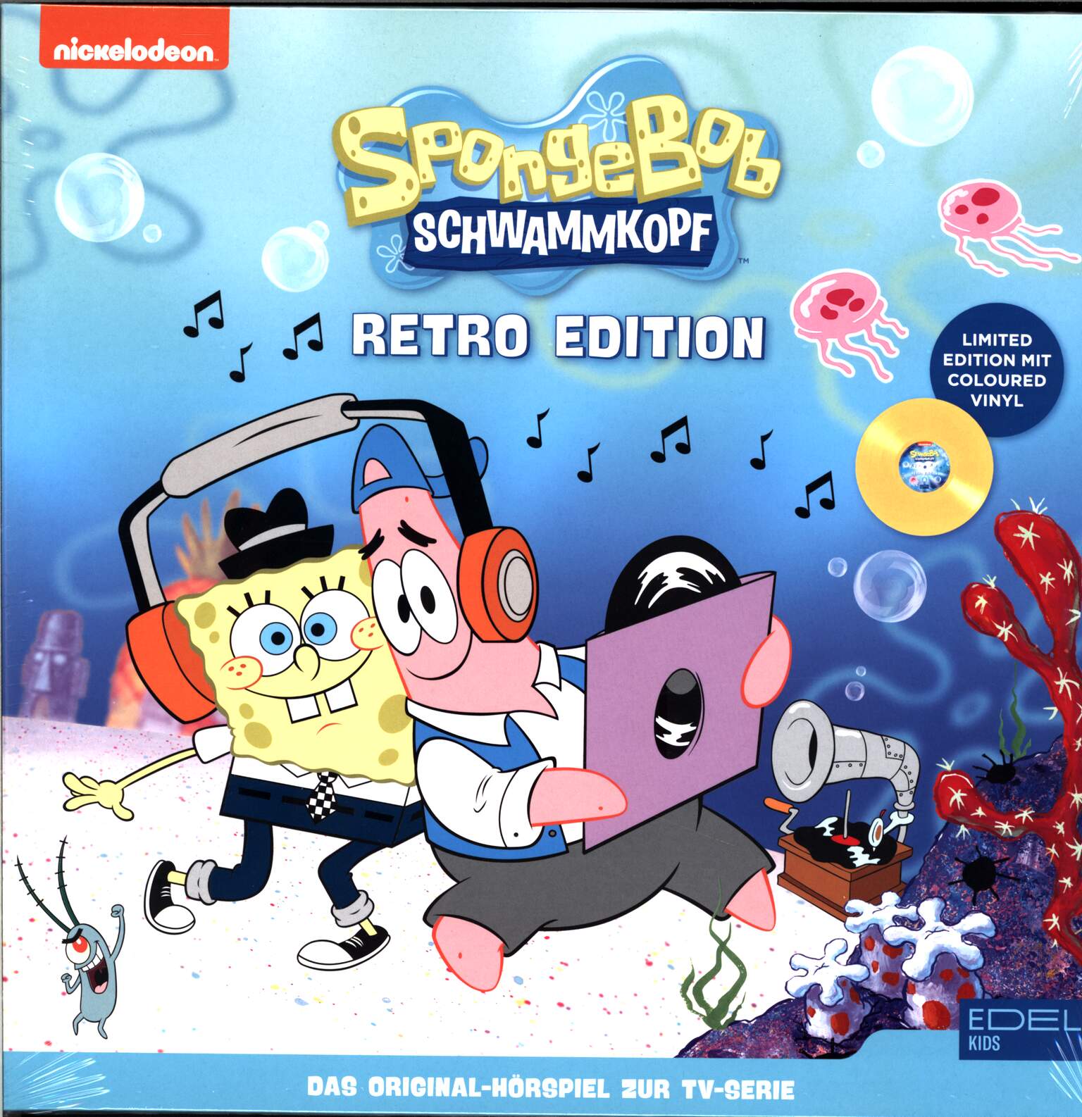 SpongeBob SquarePants: SpongeBob Schwammkopf - Retro Edition, 1×LP (Vinyl)