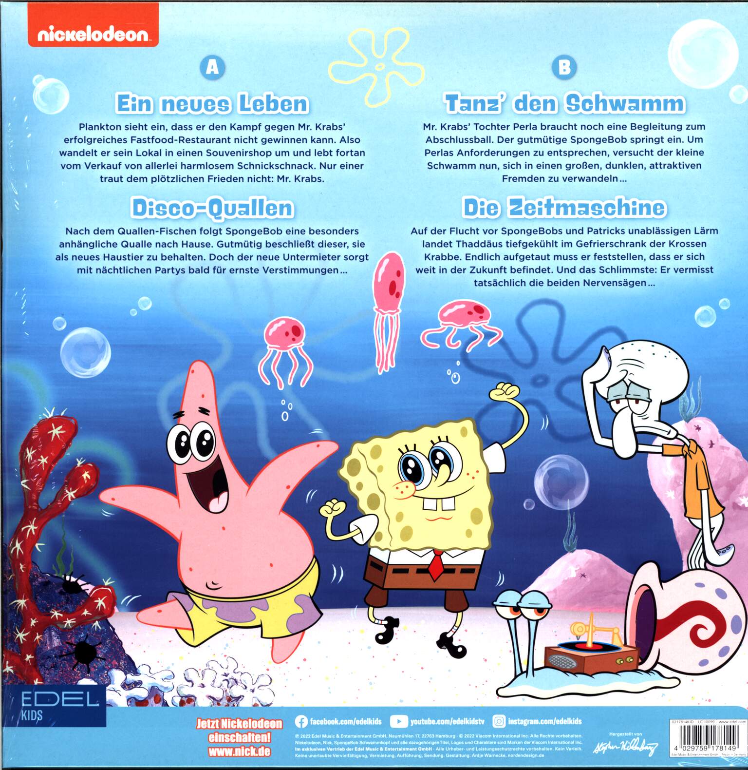 SpongeBob SquarePants: SpongeBob Schwammkopf - Retro Edition, 1×LP (Vinyl)