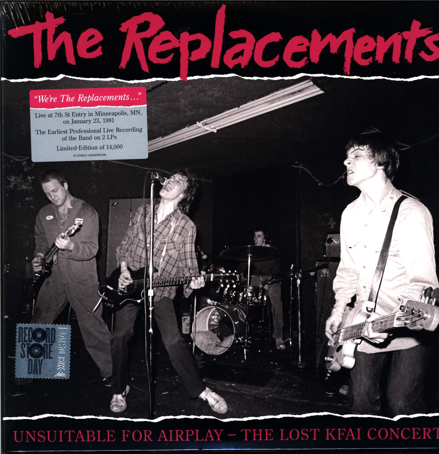The Replacements: Unsuitable For Airplay - The Lost KFAI Concert, 2×LP (Vinyl)