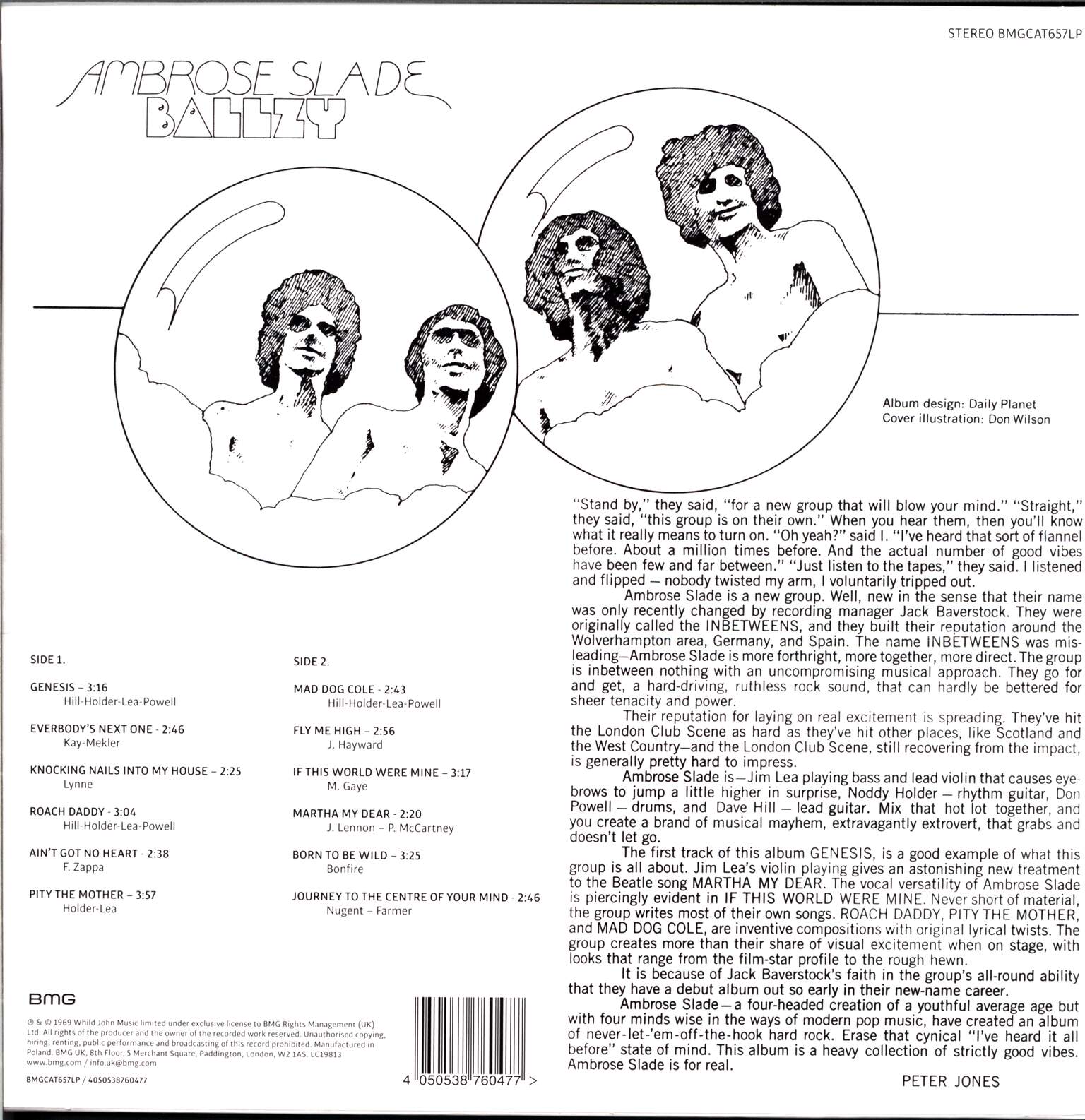 Ambrose Slade: Ballzy, 1×LP (Vinyl)