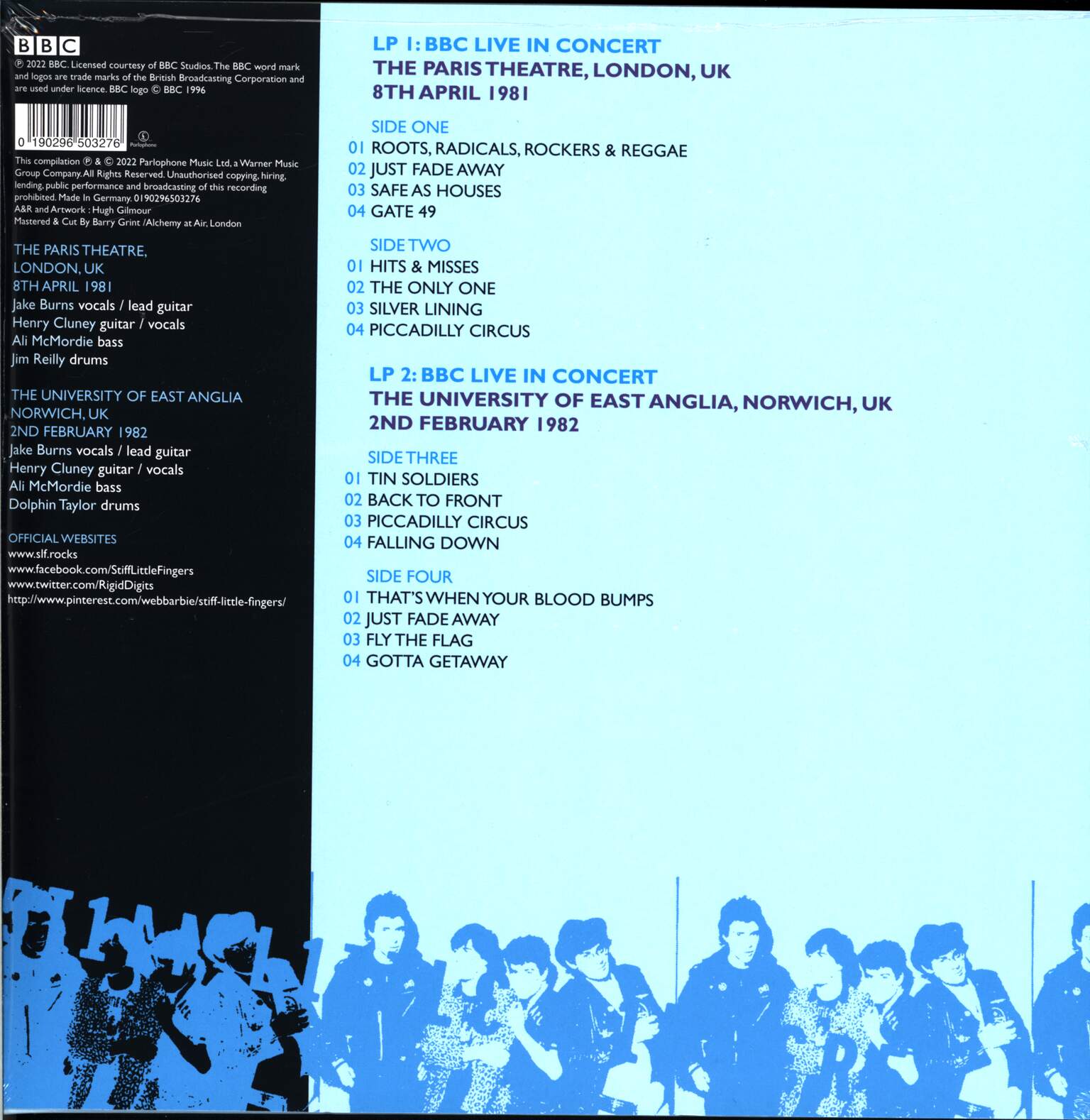 Stiff Little Fingers: BBC Live In Concert, 2×LP (Vinyl)