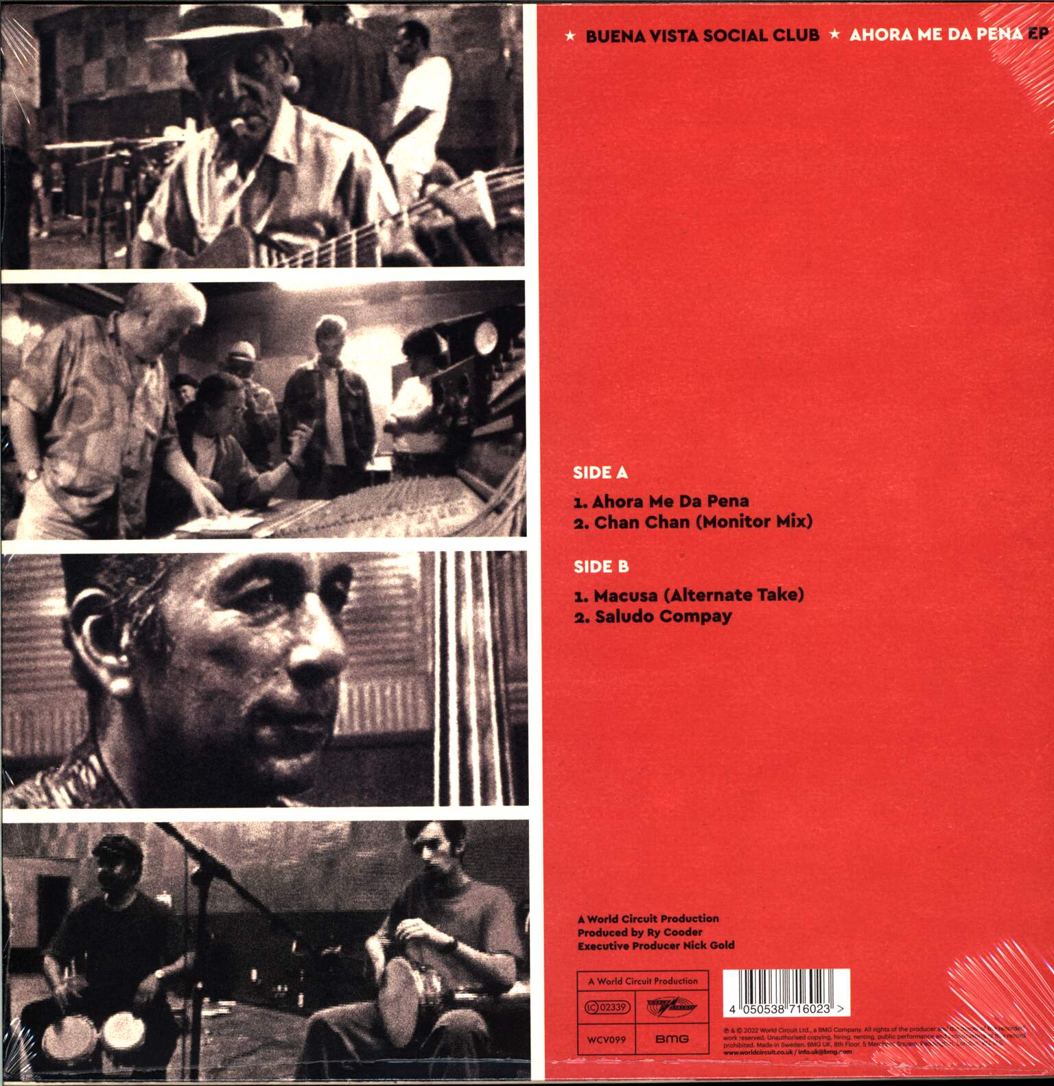 Buena Vista Social Club: Ahora Me Da Pena, 1×12" Maxi Single (Vinyl)