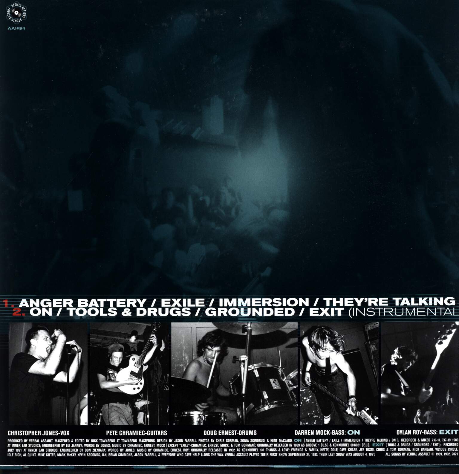 Verbal Assault: ON / EXIT, 1×LP (Vinyl)