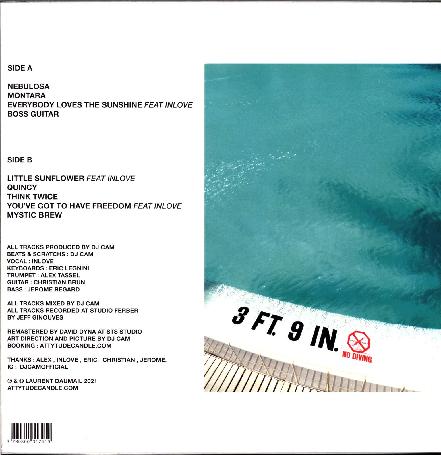 DJ Cam Quartet: Diggin (Blue Vinyl Record Store Day 2022 Vinyl Edition), 1×LP (Vinyl)