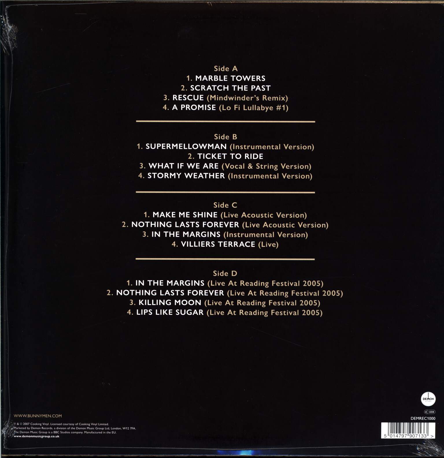 Echo & the Bunnymen: B-sides & Live (2001-2005), 2×LP (Vinyl)